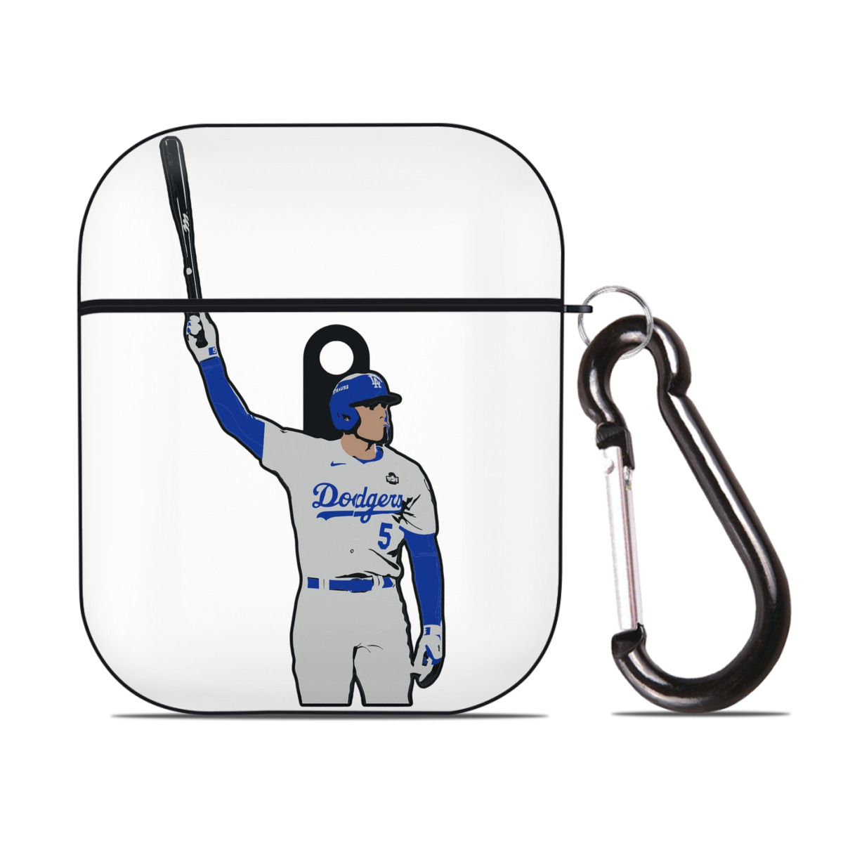  AirPods 2 Case Hard Shell Black, Flexible PC Material, Precise Cutouts, Full Protection, Anti-Fingerprint, Washable, Includes Keychain – Durable & Slim Design