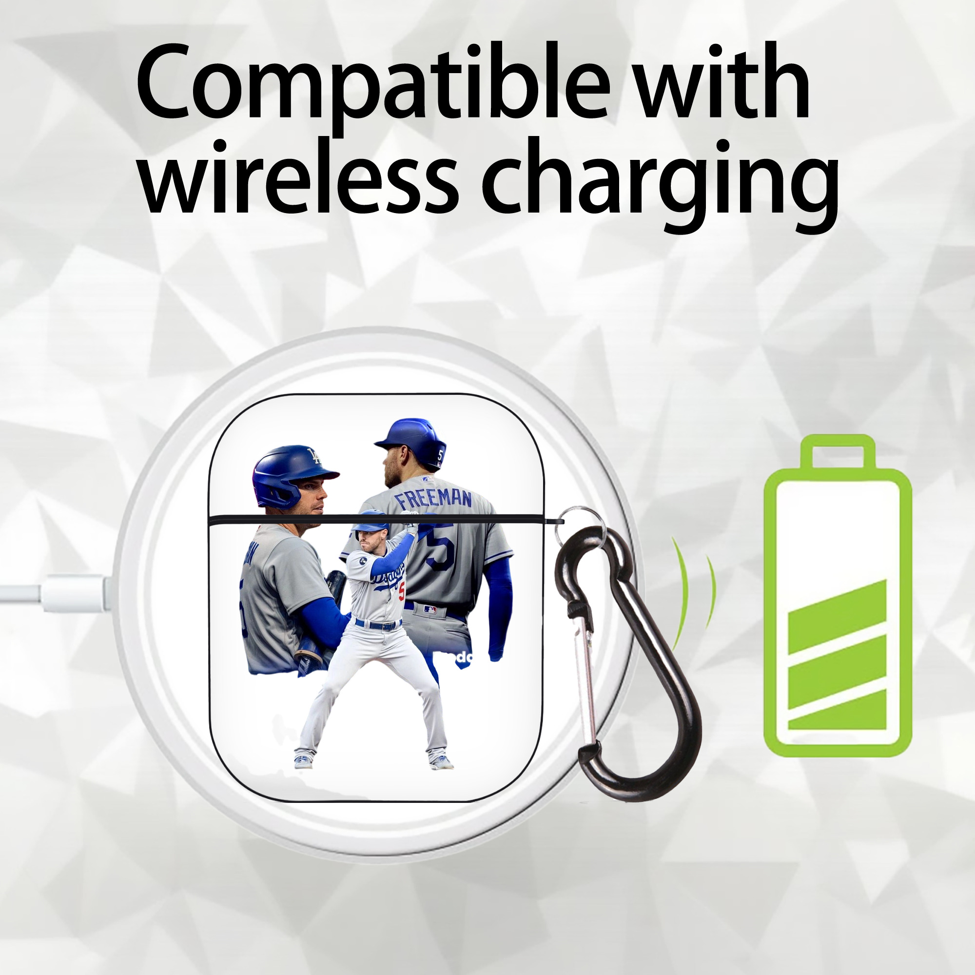  AirPods 2 Case Hard Shell Black, Flexible PC Material, Precise Cutouts, Full Protection, Anti-Fingerprint, Washable, Includes Keychain – Durable & Slim Design