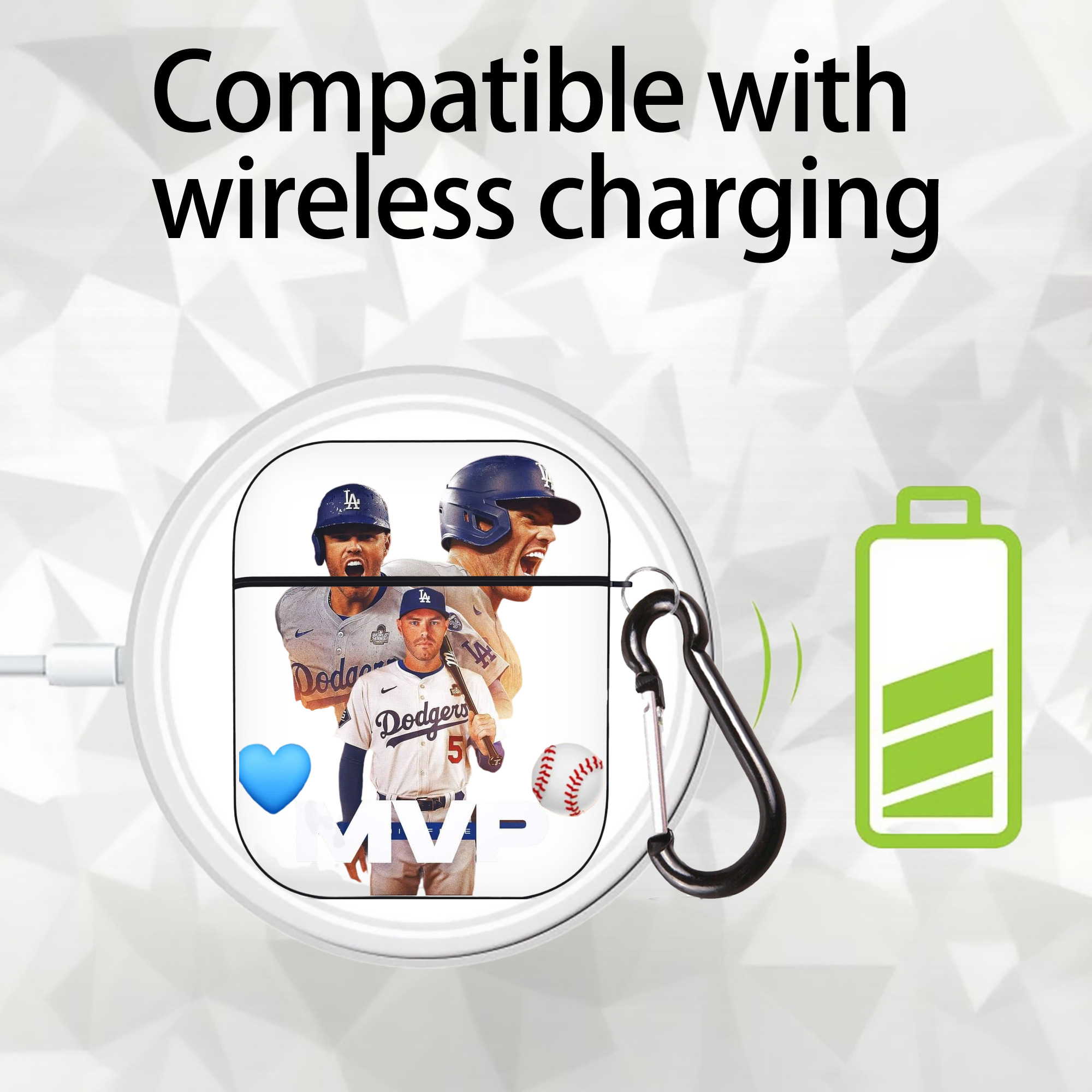  AirPods 2 Case Hard Shell Black, Flexible PC Material, Precise Cutouts, Full Protection, Anti-Fingerprint, Washable, Includes Keychain – Durable & Slim Design