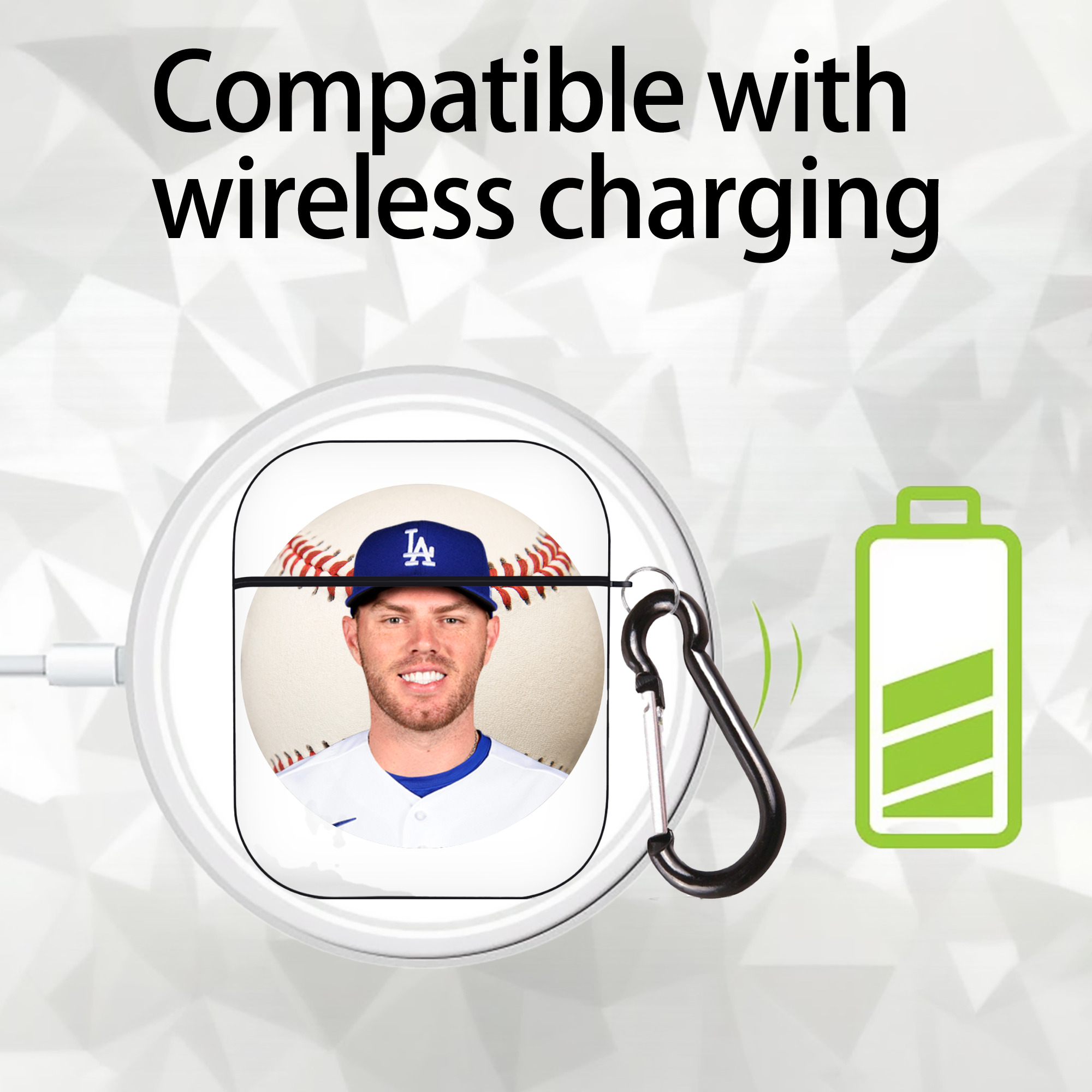  AirPods 2 Case Hard Shell Black, Flexible PC Material, Precise Cutouts, Full Protection, Anti-Fingerprint, Washable, Includes Keychain – Durable & Slim Design