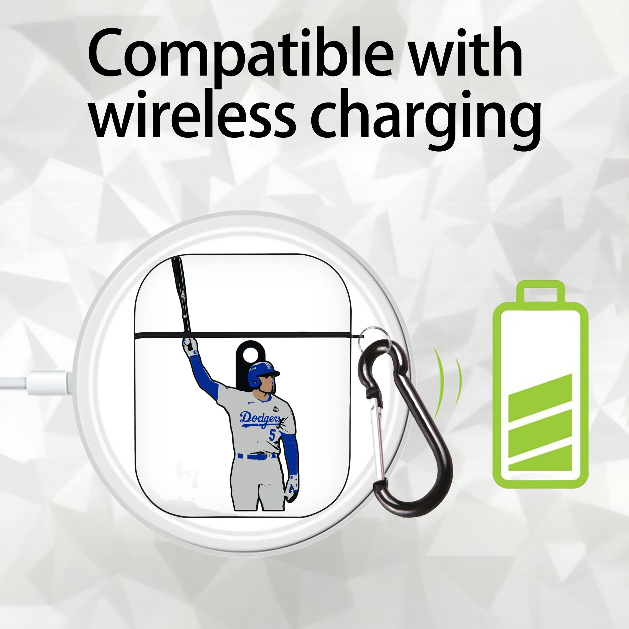  AirPods 2 Case Hard Shell Black, Flexible PC Material, Precise Cutouts, Full Protection, Anti-Fingerprint, Washable, Includes Keychain – Durable & Slim Design