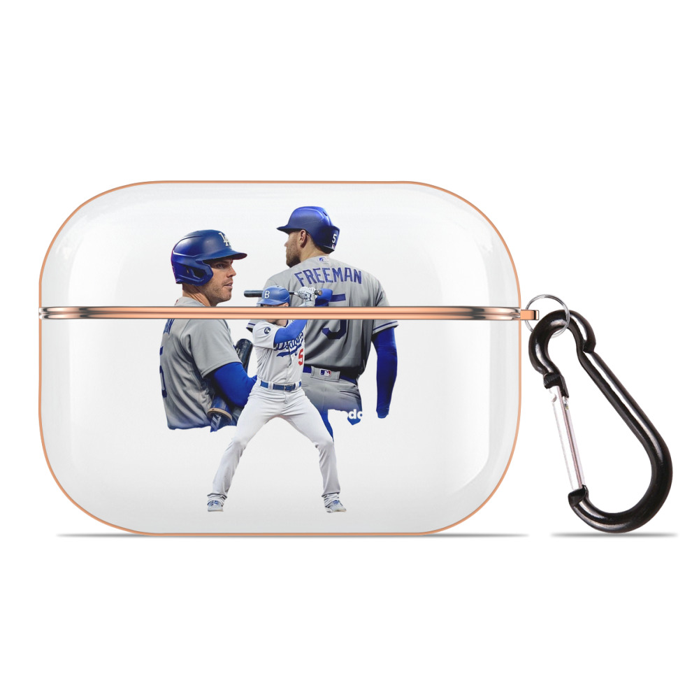  AirPods Pro Protective Case Rose Gold, Flexible PC Material, Precise Fit, Anti-Slip Cover, Full Protection, Fingerprint Resistant, Washable With Keychain