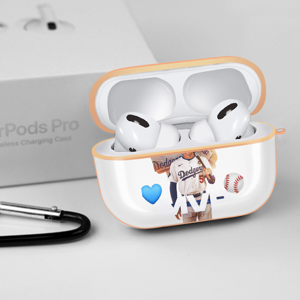  AirPods Pro Protective Case Rose Gold, Flexible PC Material, Precise Fit, Anti-Slip Cover, Full Protection, Fingerprint Resistant, Washable With Keychain
