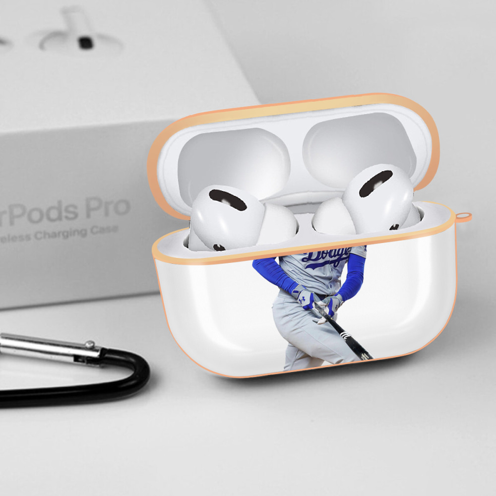  AirPods Pro Protective Case Rose Gold, Flexible PC Material, Precise Fit, Anti-Slip Cover, Full Protection, Fingerprint Resistant, Washable With Keychain