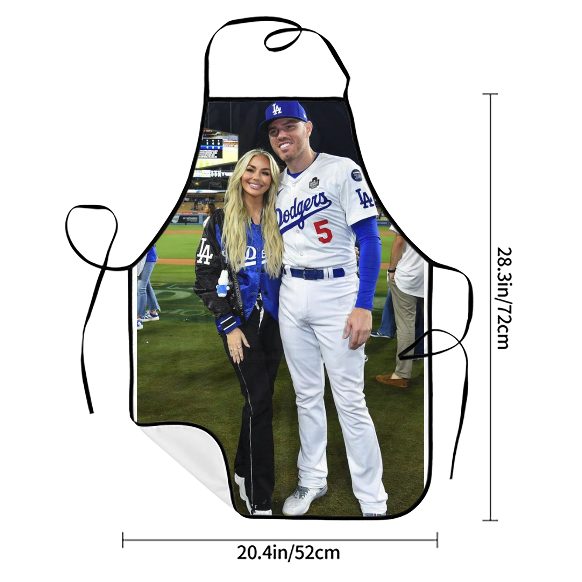  Stain-Resistant Polyester Apron With Pocket – Full Print, Waterproof, Anti-Wrinkle, Anti-Pilling – Ideal For Kitchen, BBQ, Restaurant, Salon & More