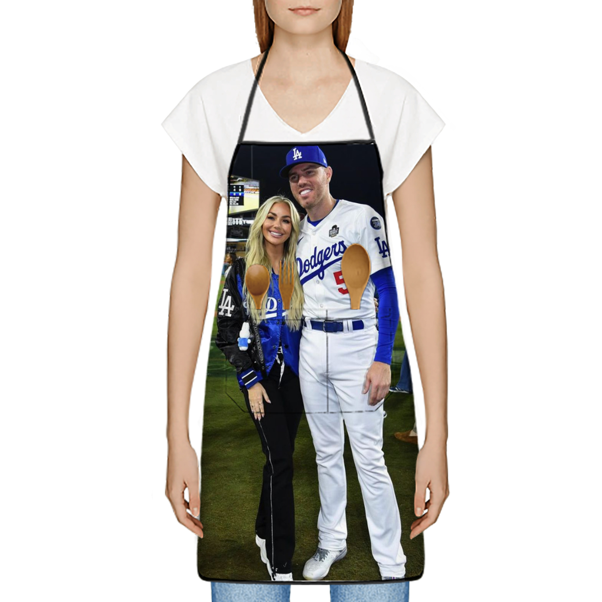  Stain-Resistant Polyester Apron With Pocket – Full Print, Waterproof, Anti-Wrinkle, Anti-Pilling – Ideal For Kitchen, BBQ, Restaurant, Salon & More