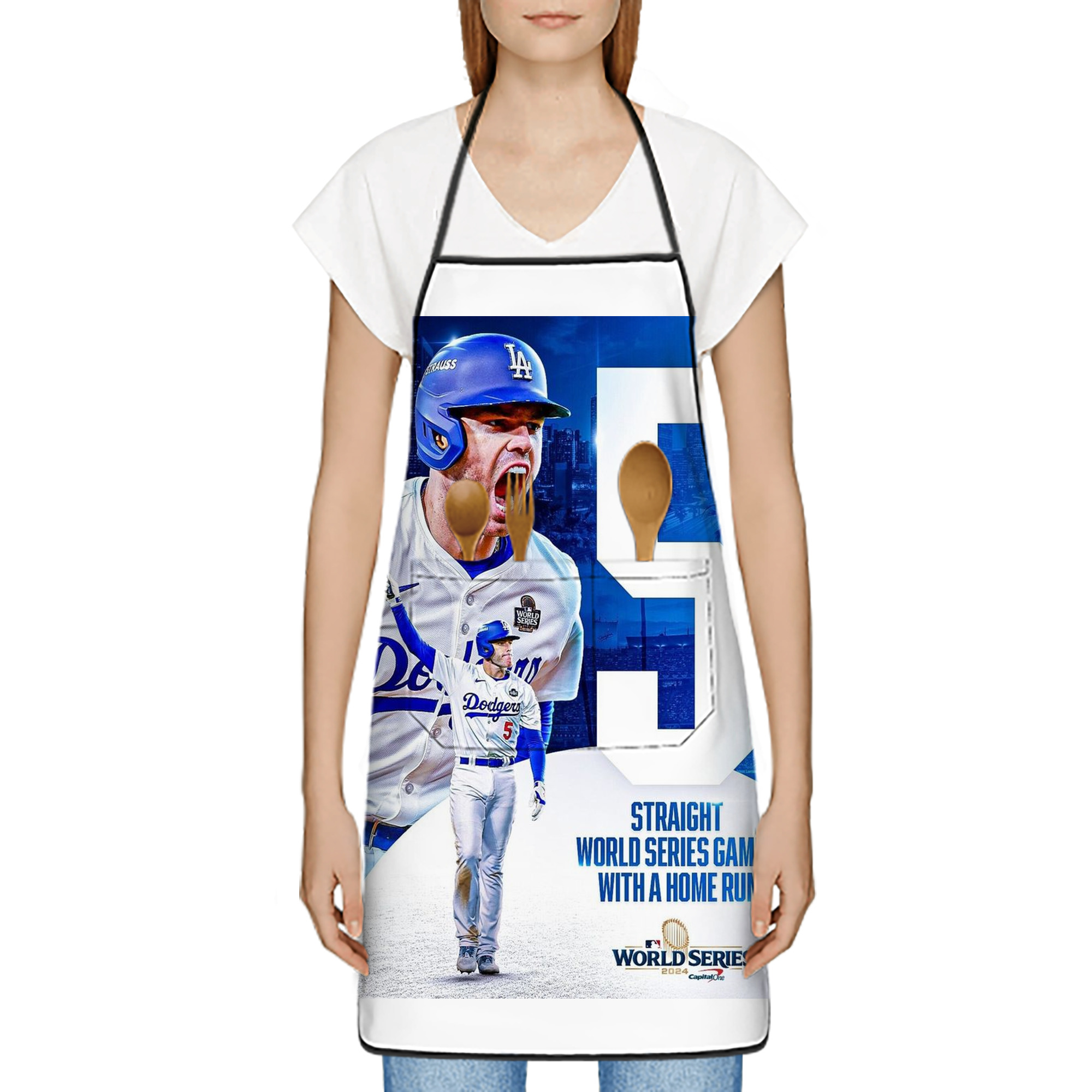  Stain-Resistant Polyester Apron With Pocket – Full Print, Waterproof, Anti-Wrinkle, Anti-Pilling – Ideal For Kitchen, BBQ, Restaurant, Salon & More