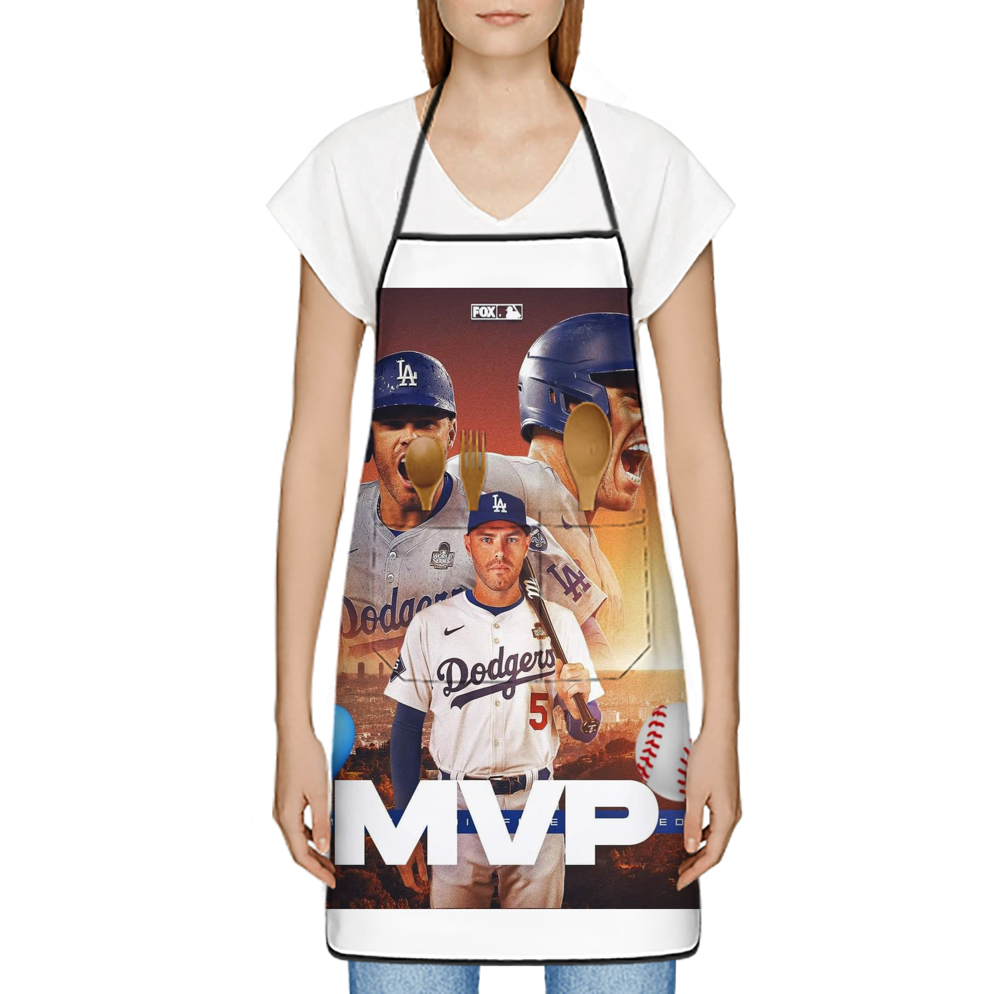  Stain-Resistant Polyester Apron With Pocket – Full Print, Waterproof, Anti-Wrinkle, Anti-Pilling – Ideal For Kitchen, BBQ, Restaurant, Salon & More