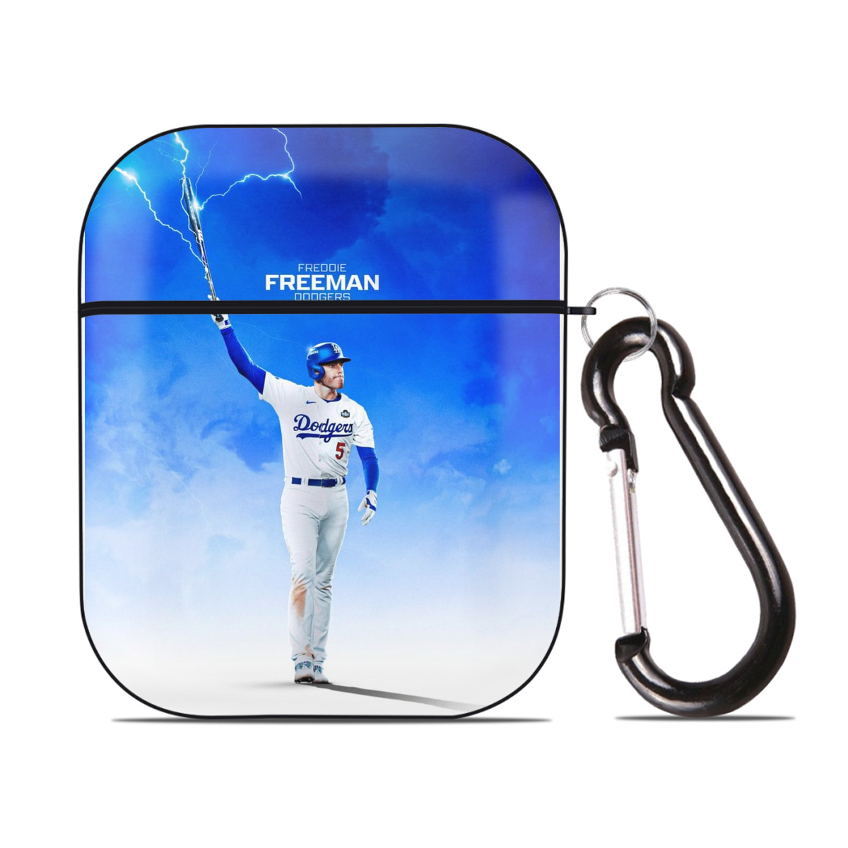  AirPods 2 Case Hard Shell Black, Flexible PC Material, Precise Cutouts, Full Protection, Anti-Fingerprint, Washable, Includes Keychain – Durable & Slim Design