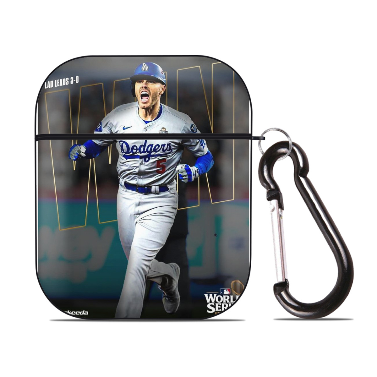  AirPods 2 Case Hard Shell Black, Flexible PC Material, Precise Cutouts, Full Protection, Anti-Fingerprint, Washable, Includes Keychain – Durable & Slim Design