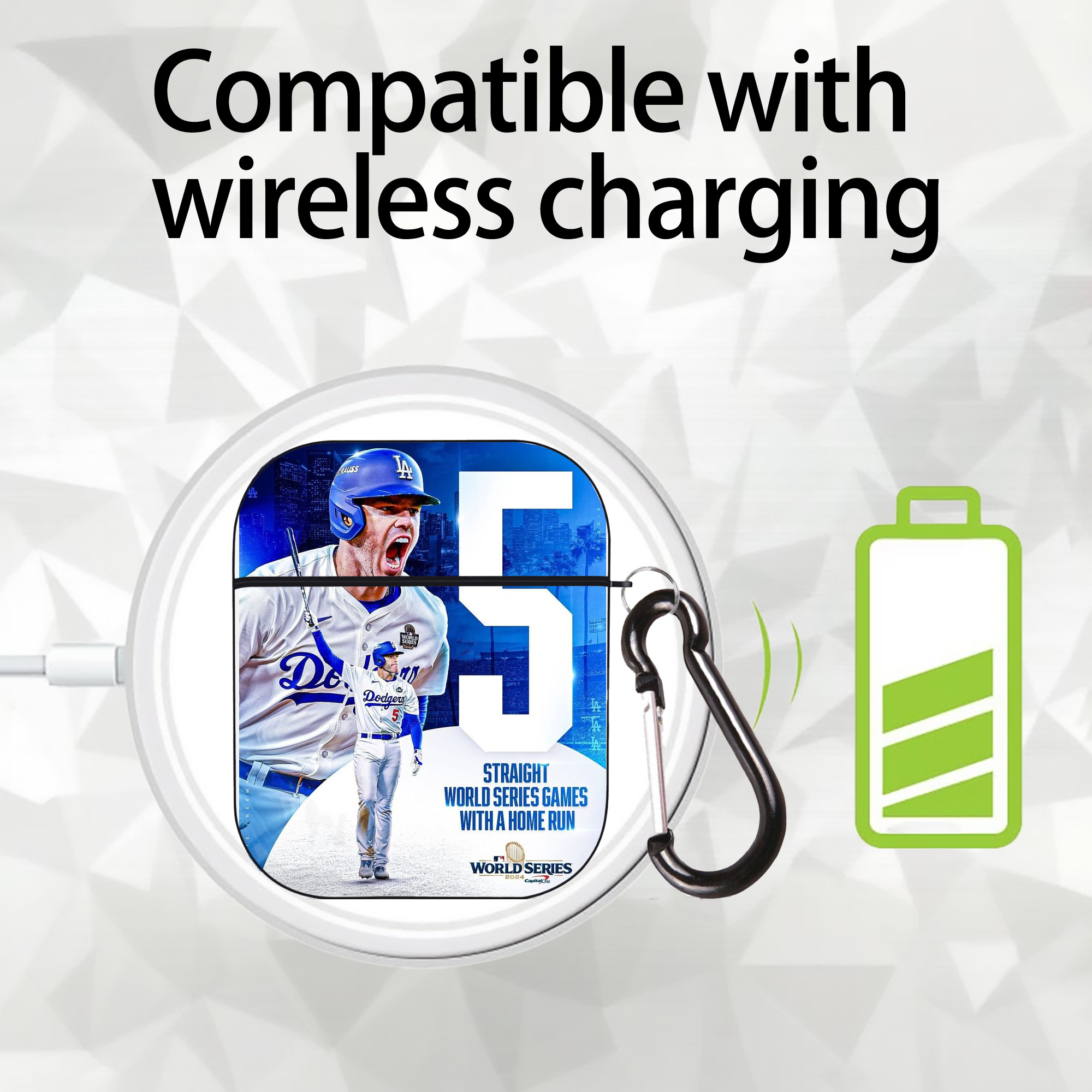  AirPods 2 Case Hard Shell Black, Flexible PC Material, Precise Cutouts, Full Protection, Anti-Fingerprint, Washable, Includes Keychain – Durable & Slim Design