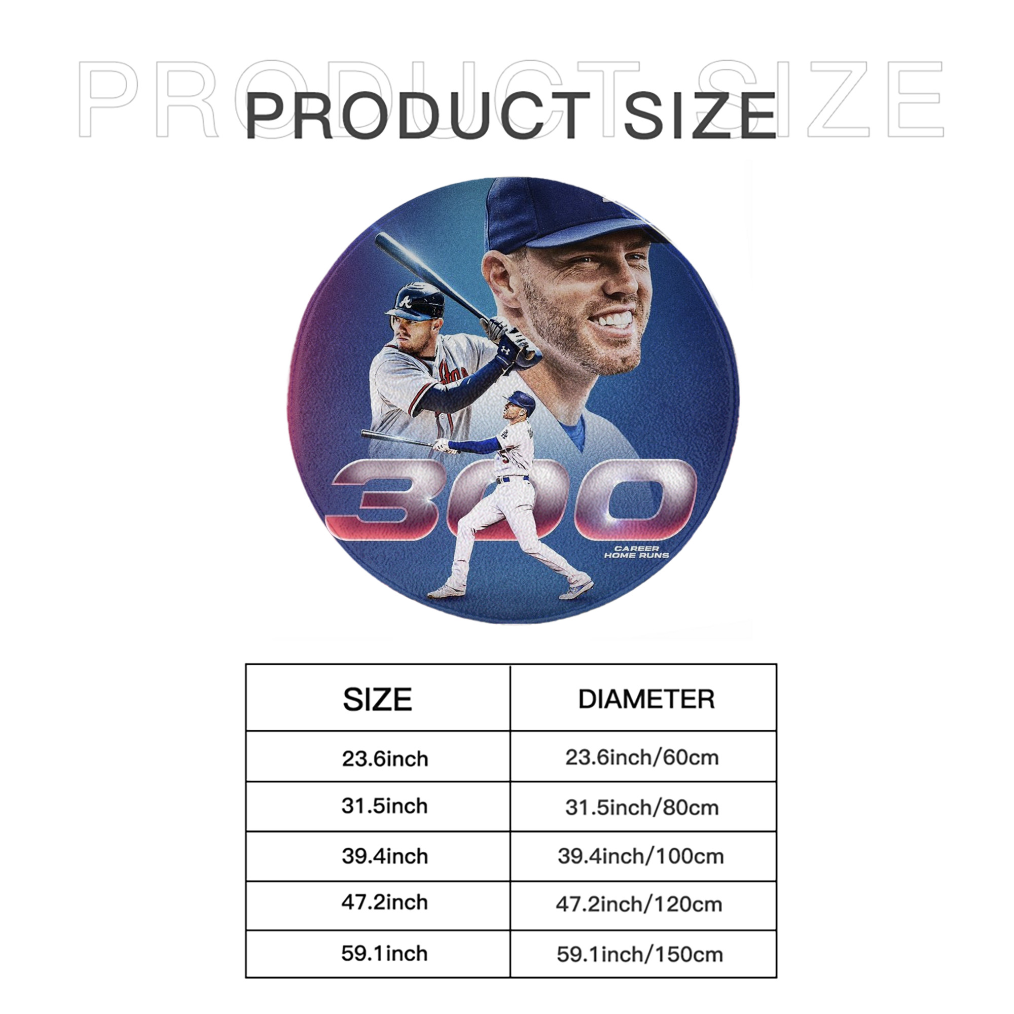  Round Floor Mat – Soft Flannel & High-Density Sponge Core – Non-Slip Dot Backing – Durable Stitched Edges – Quick-Dry & Breathable – Perfect For Home, Bathroom & Living Room