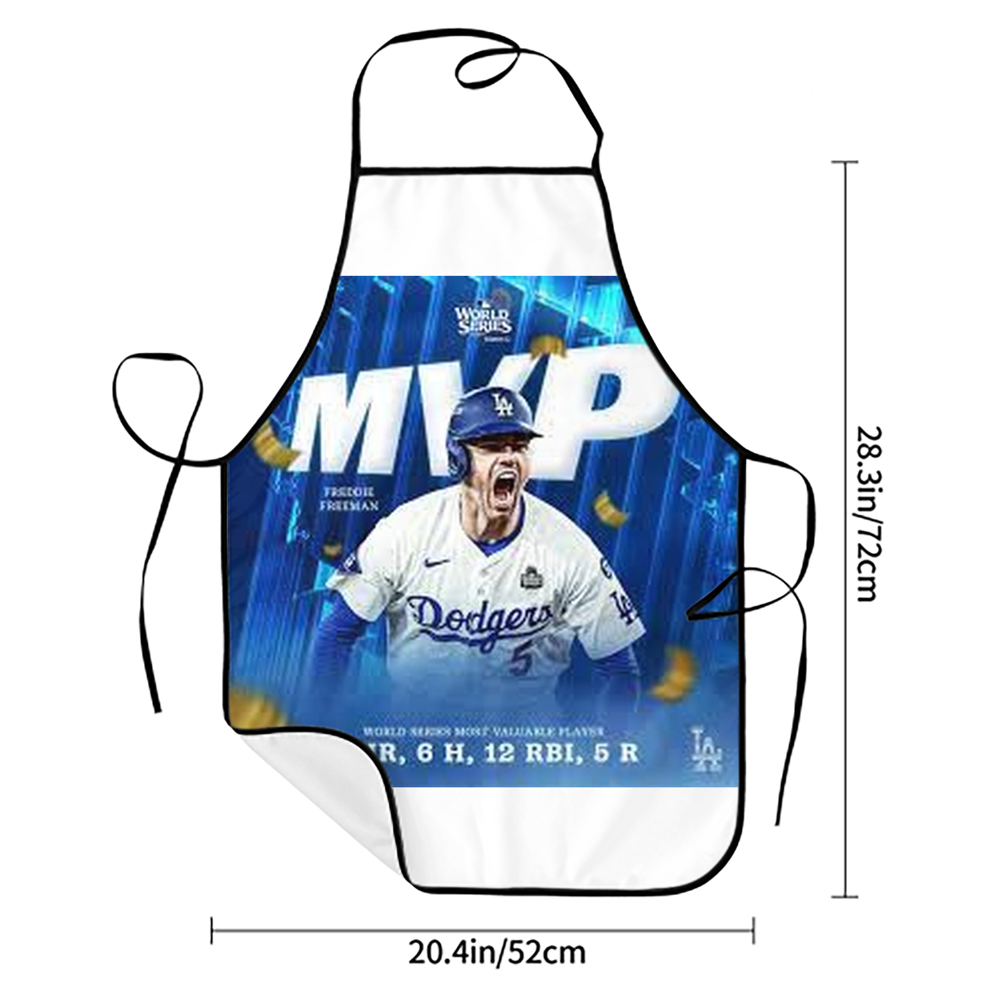  Stain-Resistant Polyester Apron With Pocket – Full Print, Waterproof, Anti-Wrinkle, Anti-Pilling – Ideal For Kitchen, BBQ, Restaurant, Salon & More