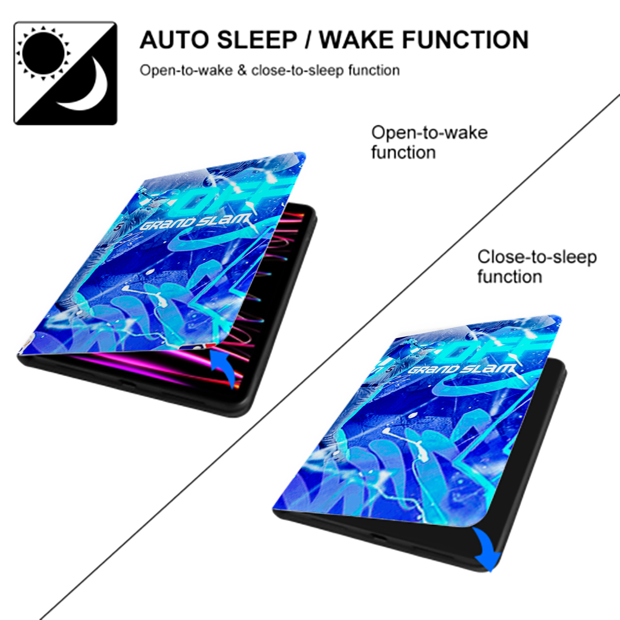  IPad Case Without Pencil Slot – Book-Style Cover With PU Leather & TPU – Slim, Durable, Scratch-Resistant, Full Protection & Easy Access