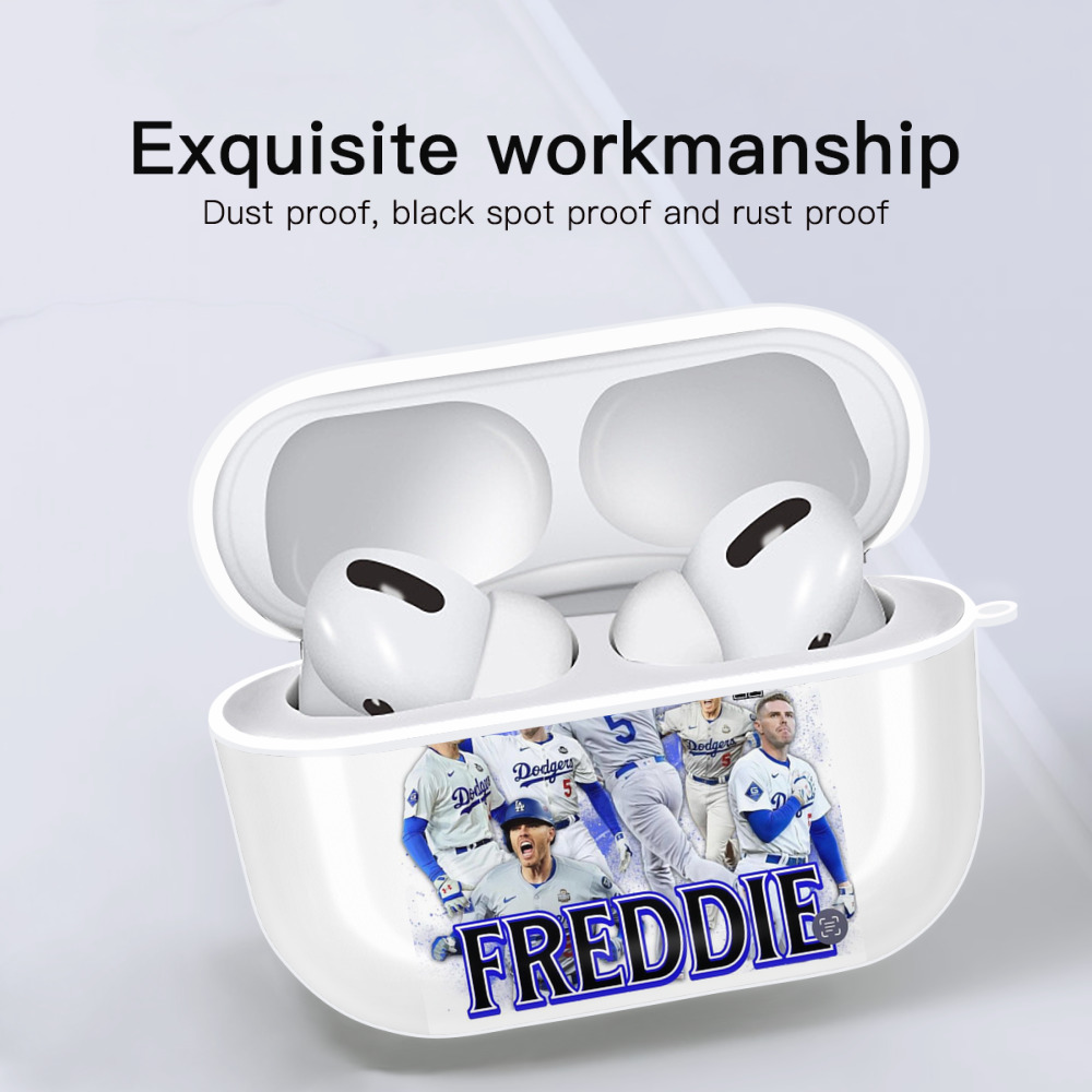  AirPods Pro Hard Case White With Keychain, Durable Flexible PC, Precise Cutouts, Anti-Fingerprint, Yellowing & Scratch Resistant, Full Protection, Washable