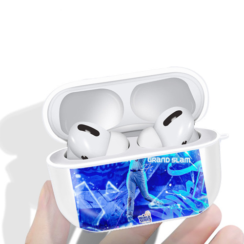  AirPods Pro Hard Case White With Keychain, Durable Flexible PC, Precise Cutouts, Anti-Fingerprint, Yellowing & Scratch Resistant, Full Protection, Washable
