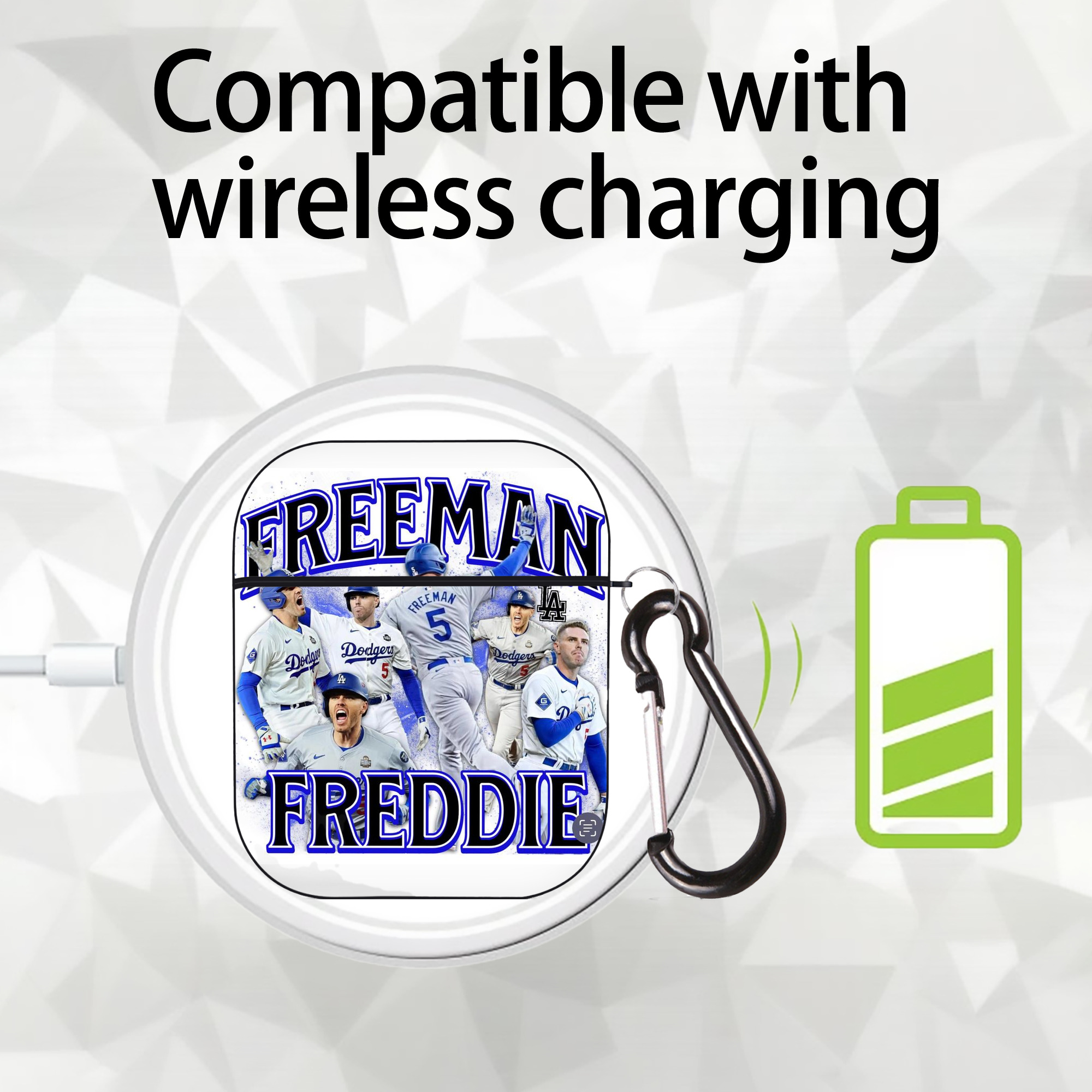  AirPods 2 Case Hard Shell Black, Flexible PC Material, Precise Cutouts, Full Protection, Anti-Fingerprint, Washable, Includes Keychain – Durable & Slim Design