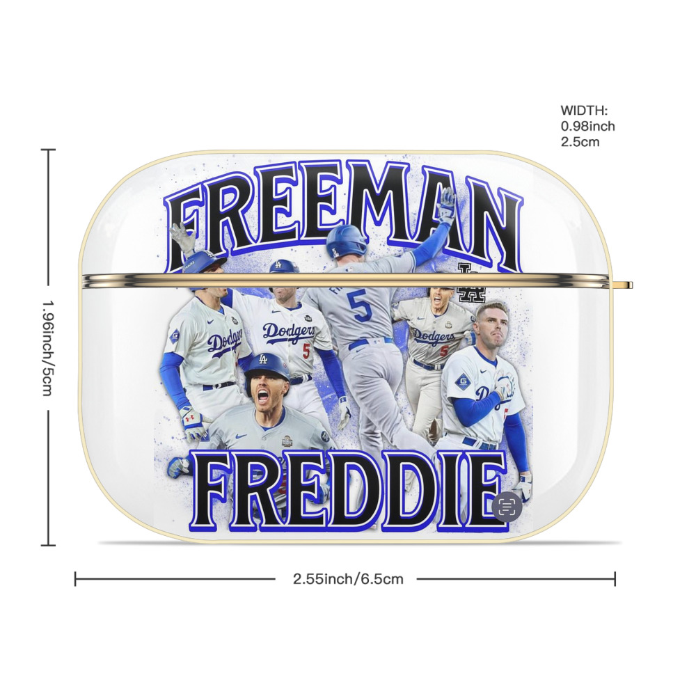  Luxury Gold AirPods Pro Case With Keychain, Flexible PC Material, Full Protection, Precise Cutouts, Anti-Fingerprint, Washable, Durable Design