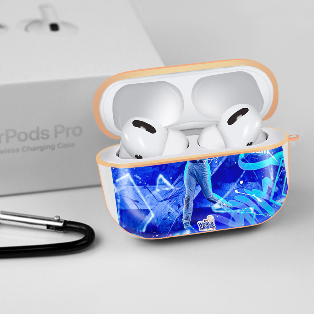  AirPods Pro Protective Case Rose Gold, Flexible PC Material, Precise Fit, Anti-Slip Cover, Full Protection, Fingerprint Resistant, Washable With Keychain