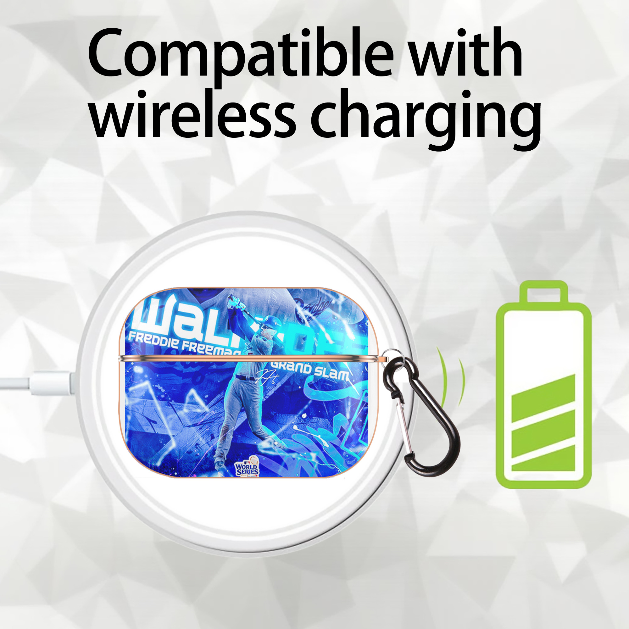  AirPods Pro Protective Case Rose Gold, Flexible PC Material, Precise Fit, Anti-Slip Cover, Full Protection, Fingerprint Resistant, Washable With Keychain