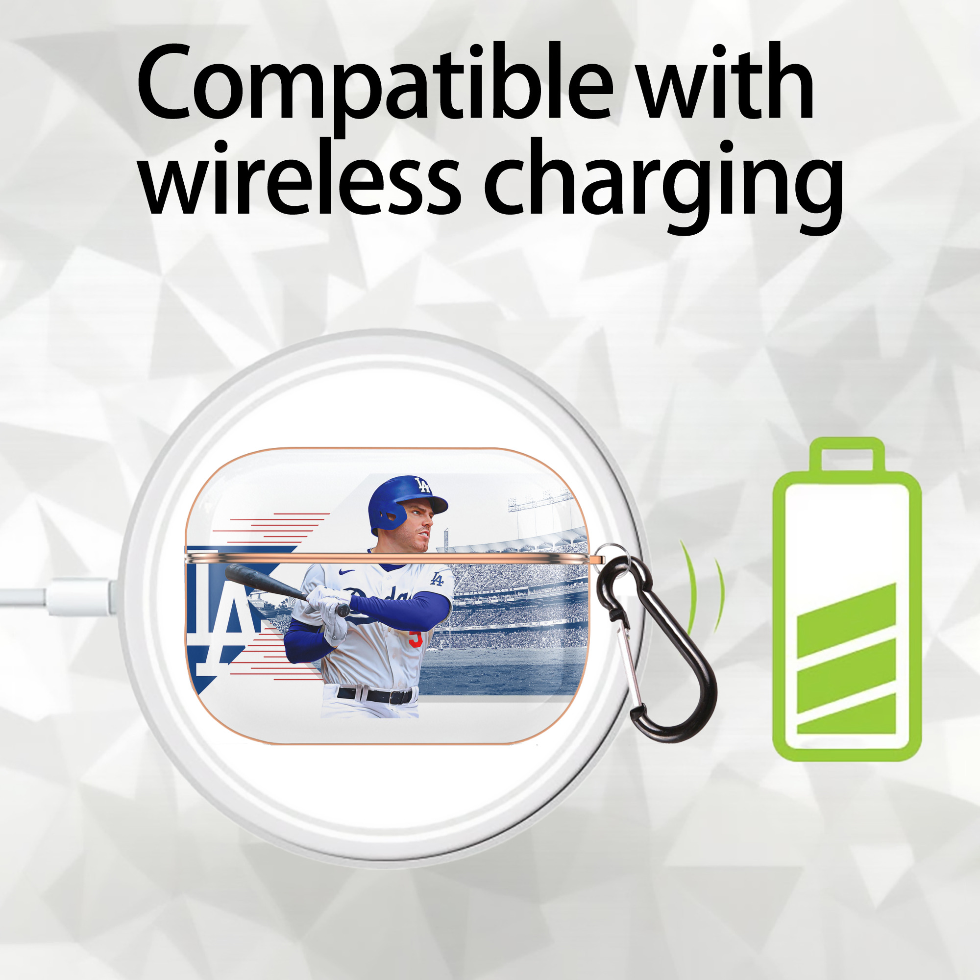  AirPods Pro Protective Case Rose Gold, Flexible PC Material, Precise Fit, Anti-Slip Cover, Full Protection, Fingerprint Resistant, Washable With Keychain