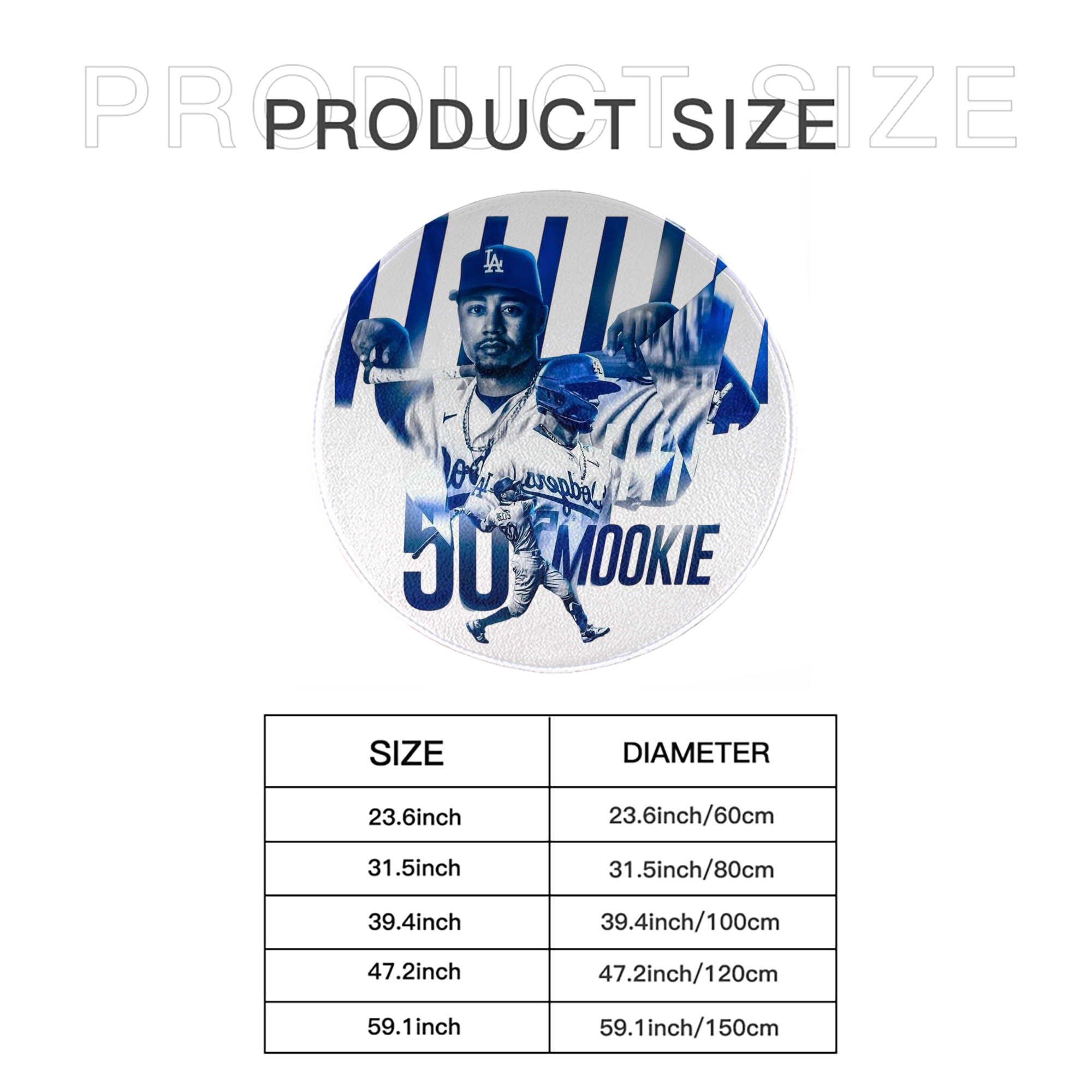  Round Floor Mat – Soft Flannel & High-Density Sponge Core – Non-Slip Dot Backing – Durable Stitched Edges – Quick-Dry & Breathable – Perfect For Home, Bathroom & Living Room