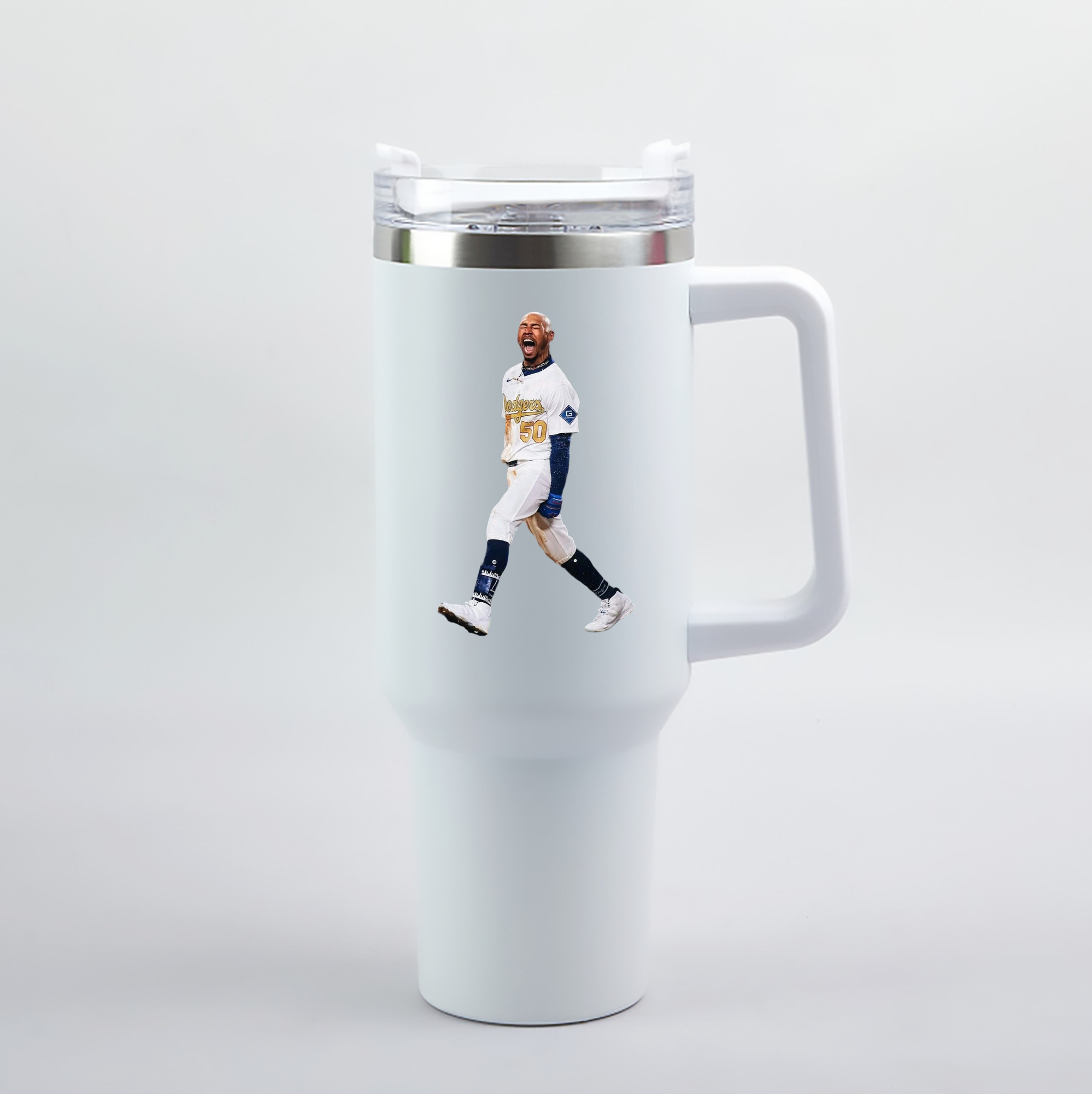  40oz Handle Car Tumbler – Durable Stainless Steel Travel Mug With UV Print – Double Wall Insulated, Fits Most Car Cup Holders