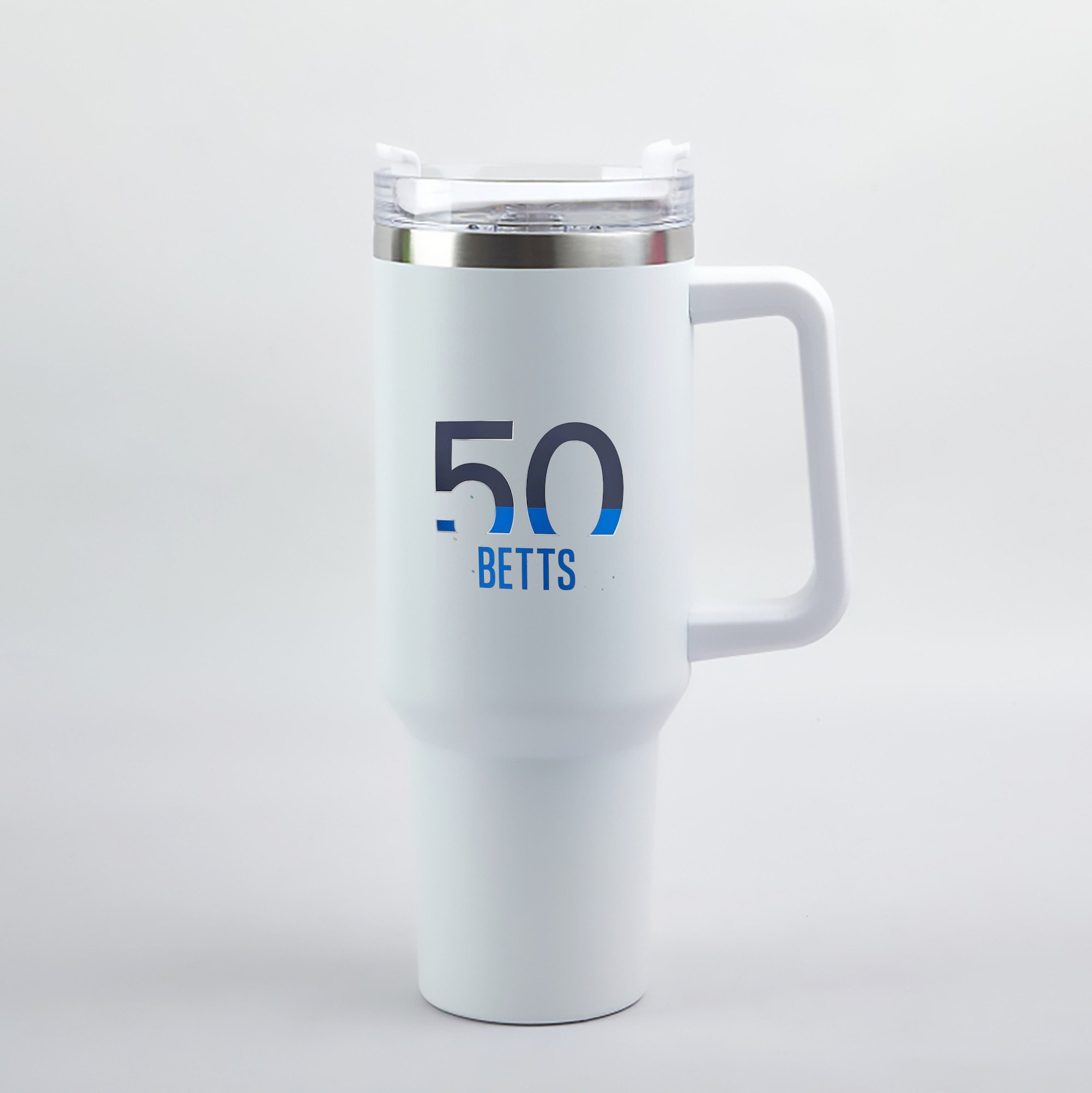  40oz Handle Car Tumbler – Durable Stainless Steel Travel Mug With UV Print – Double Wall Insulated, Fits Most Car Cup Holders