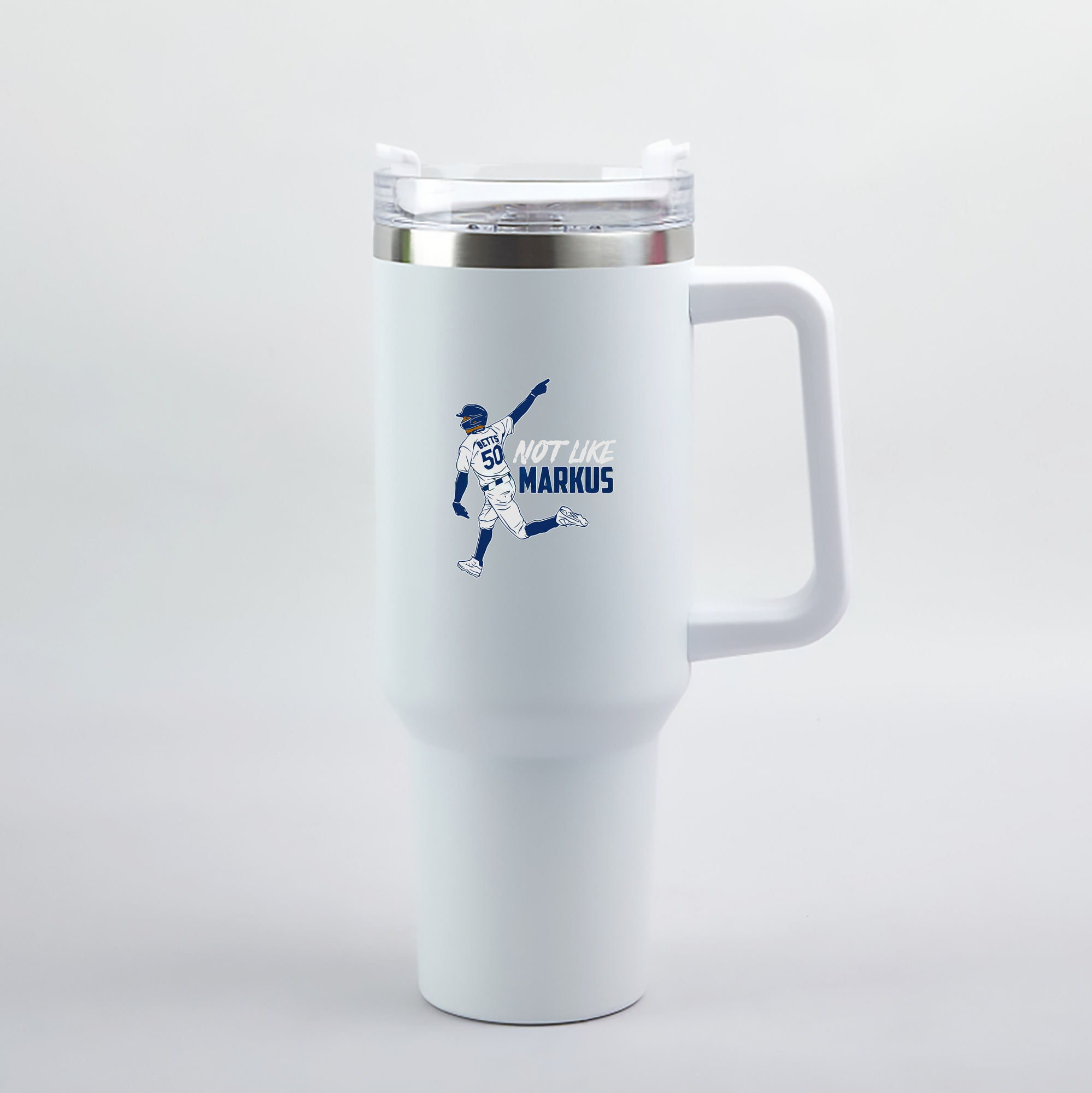  40oz Handle Car Tumbler – Durable Stainless Steel Travel Mug With UV Print – Double Wall Insulated, Fits Most Car Cup Holders