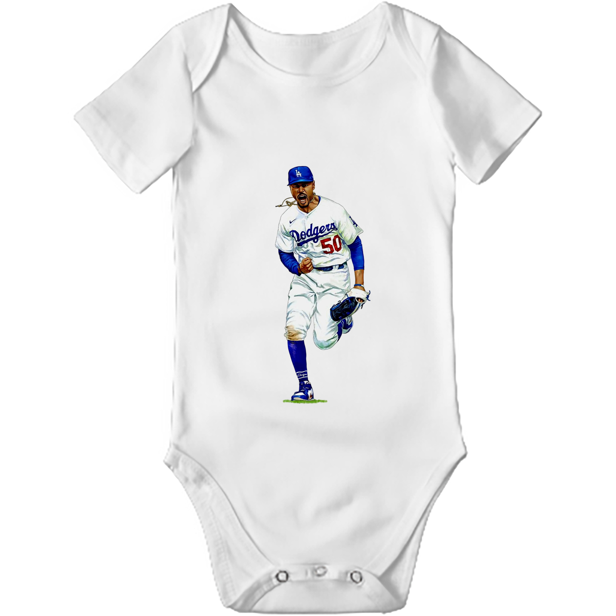  Baby Short Sleeve Romper – 100% Cotton Soft & Breathable Digital Print Onesie With Easy Snap Closure And Envelope Shoulder – Comfortable For Daily Wear & Travel