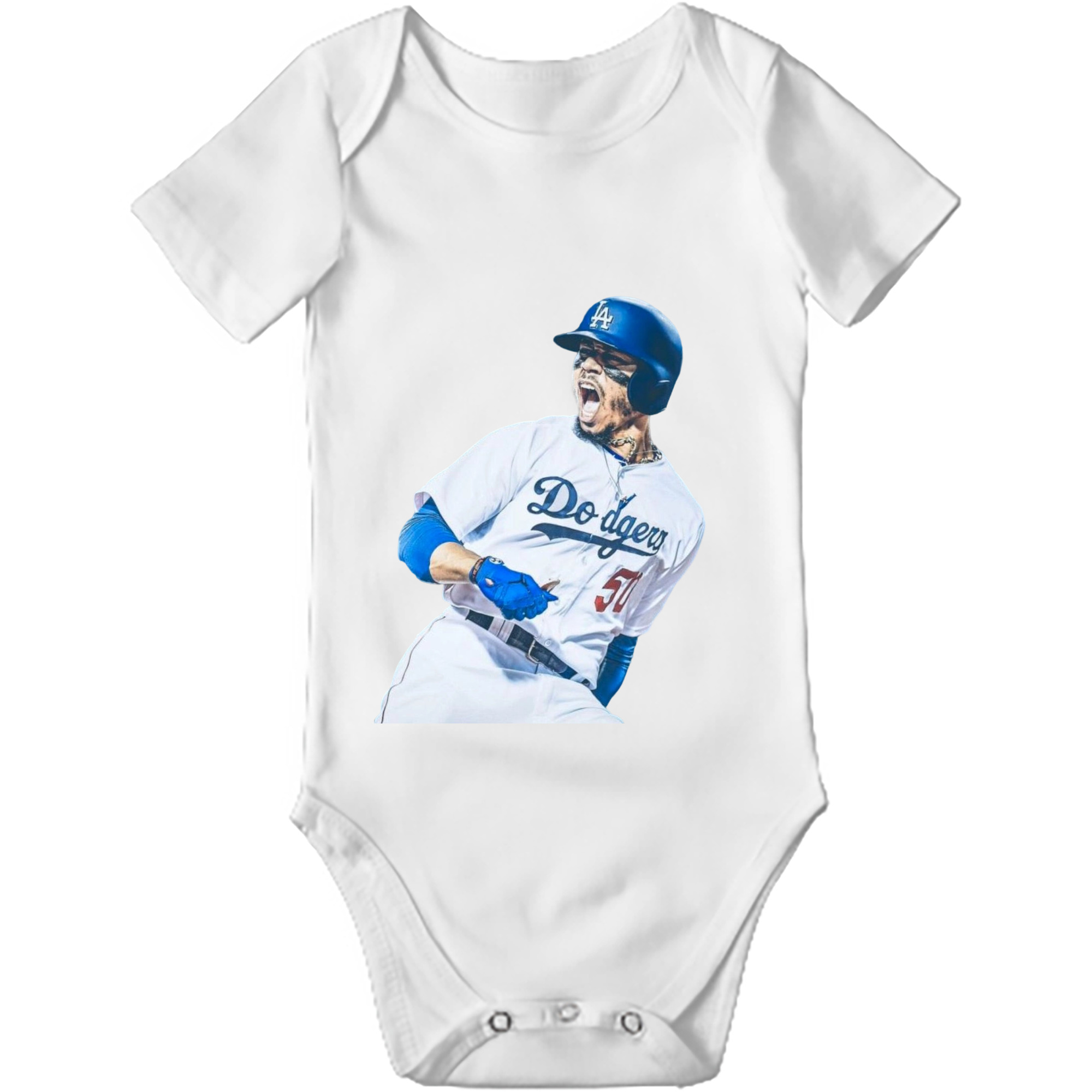  Baby Short Sleeve Romper – 100% Cotton Soft & Breathable Digital Print Onesie With Easy Snap Closure And Envelope Shoulder – Comfortable For Daily Wear & Travel