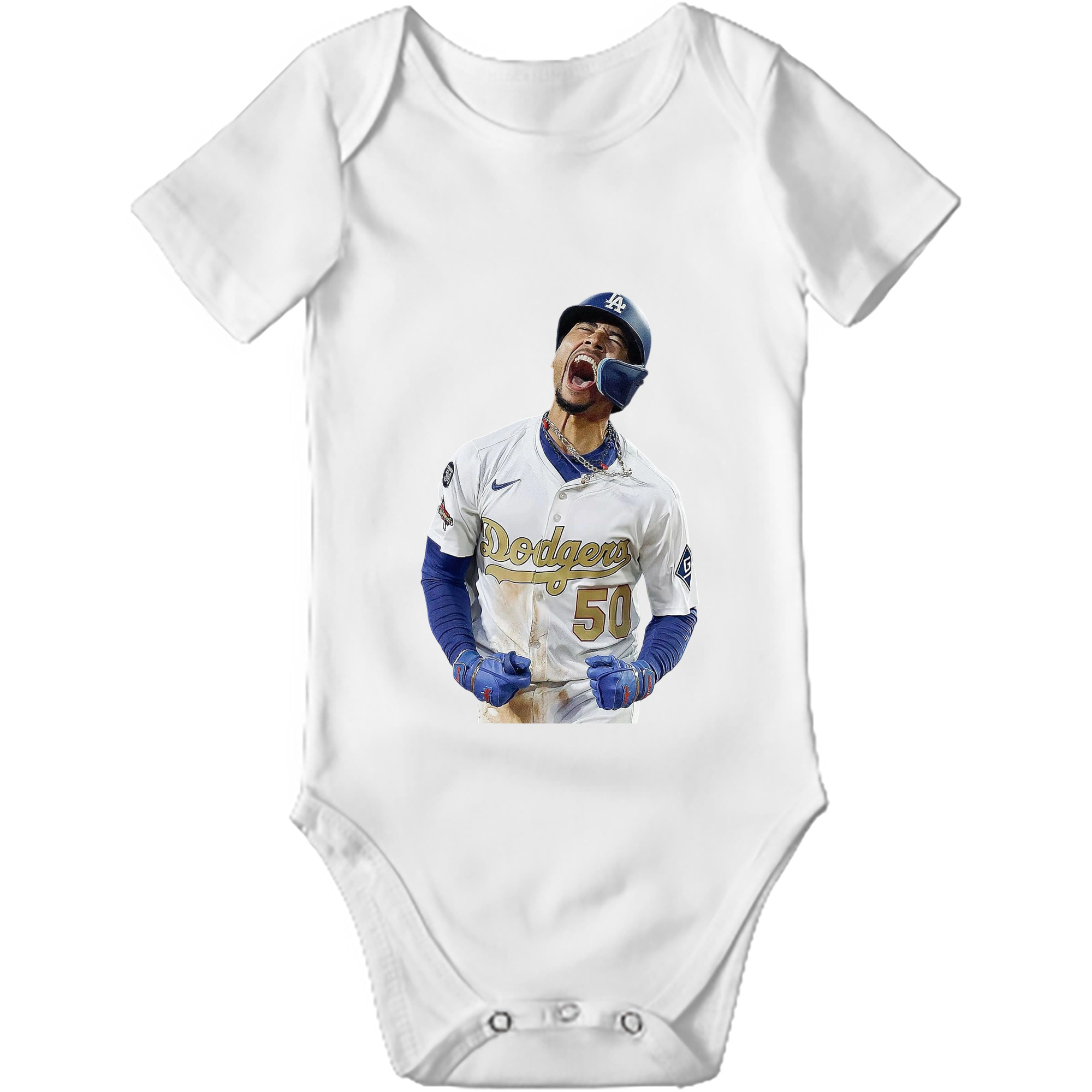  Baby Short Sleeve Romper – 100% Cotton Soft & Breathable Digital Print Onesie With Easy Snap Closure And Envelope Shoulder – Comfortable For Daily Wear & Travel