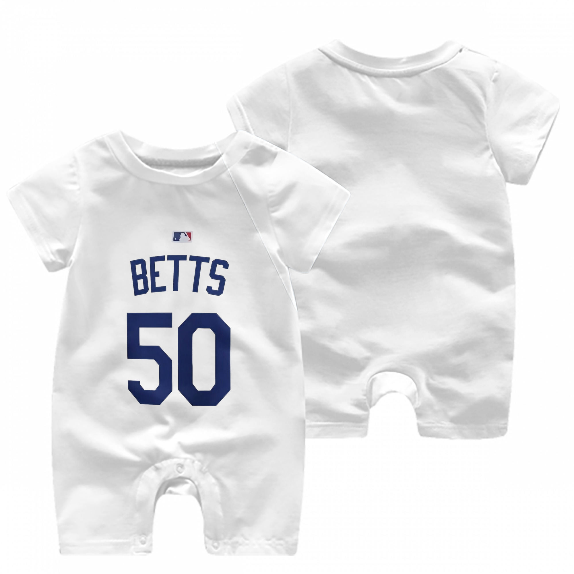  Baby Short Sleeve Onesie – 100% Cotton Soft & Breathable Digital Print Romper – Double-Sided Print, Snap Closure For Easy Diaper Changes – Comfortable For Boys & Girls