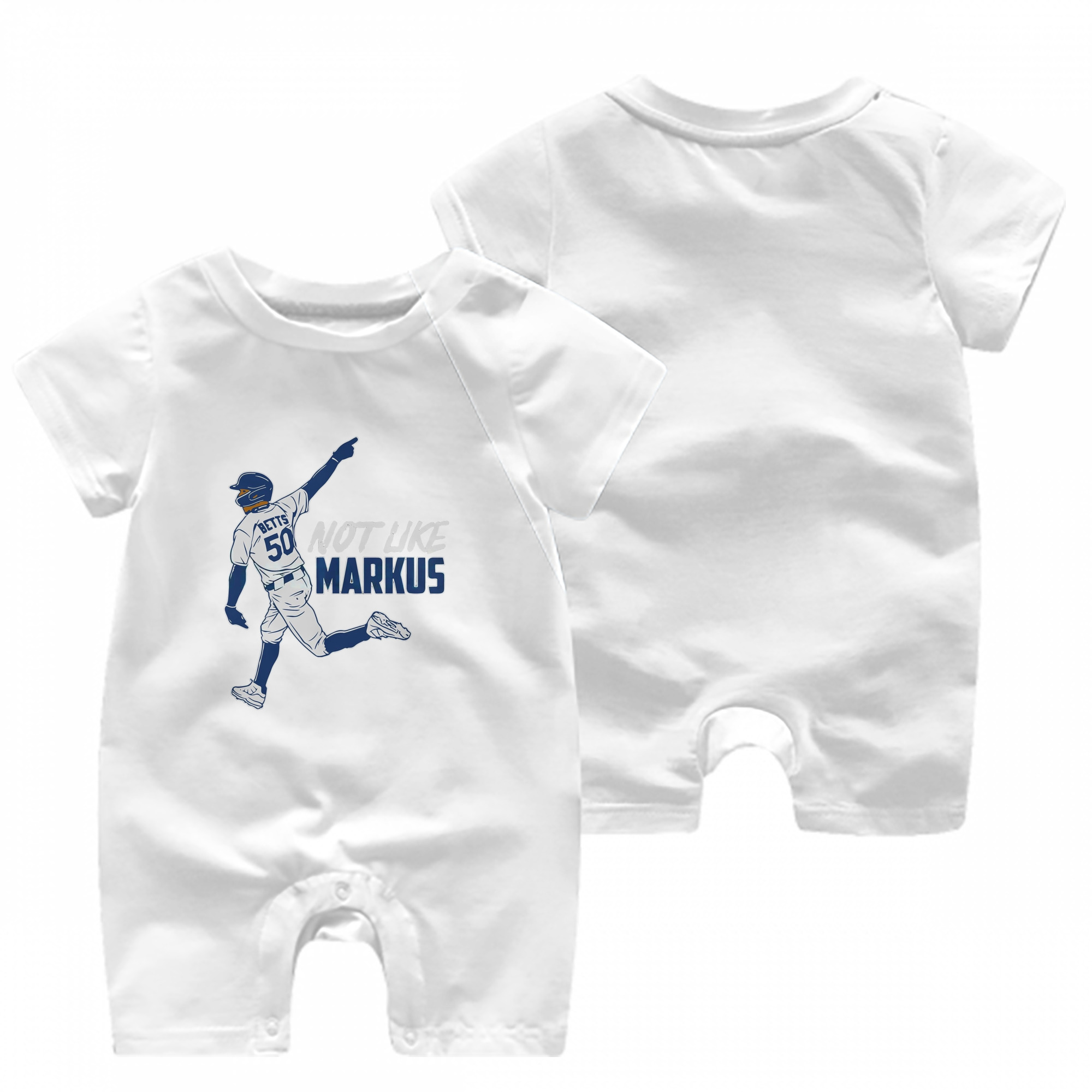  Baby Short Sleeve Onesie – 100% Cotton Soft & Breathable Digital Print Romper – Double-Sided Print, Snap Closure For Easy Diaper Changes – Comfortable For Boys & Girls