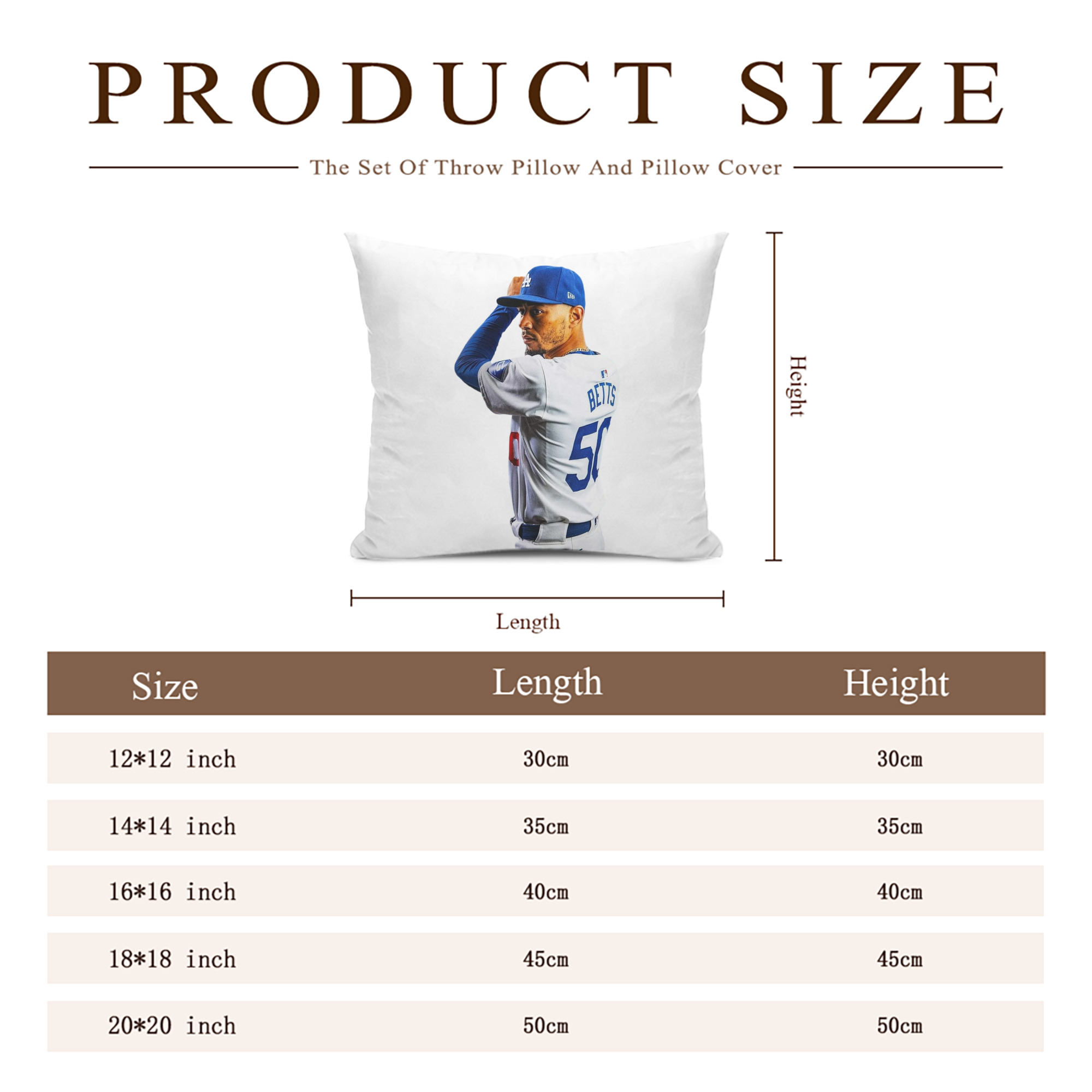  Soft Polyester Pillow Cover With Insert – Double-Sided Design, Invisible Zipper, Durable & Breathable – Easy Care Cushion Set