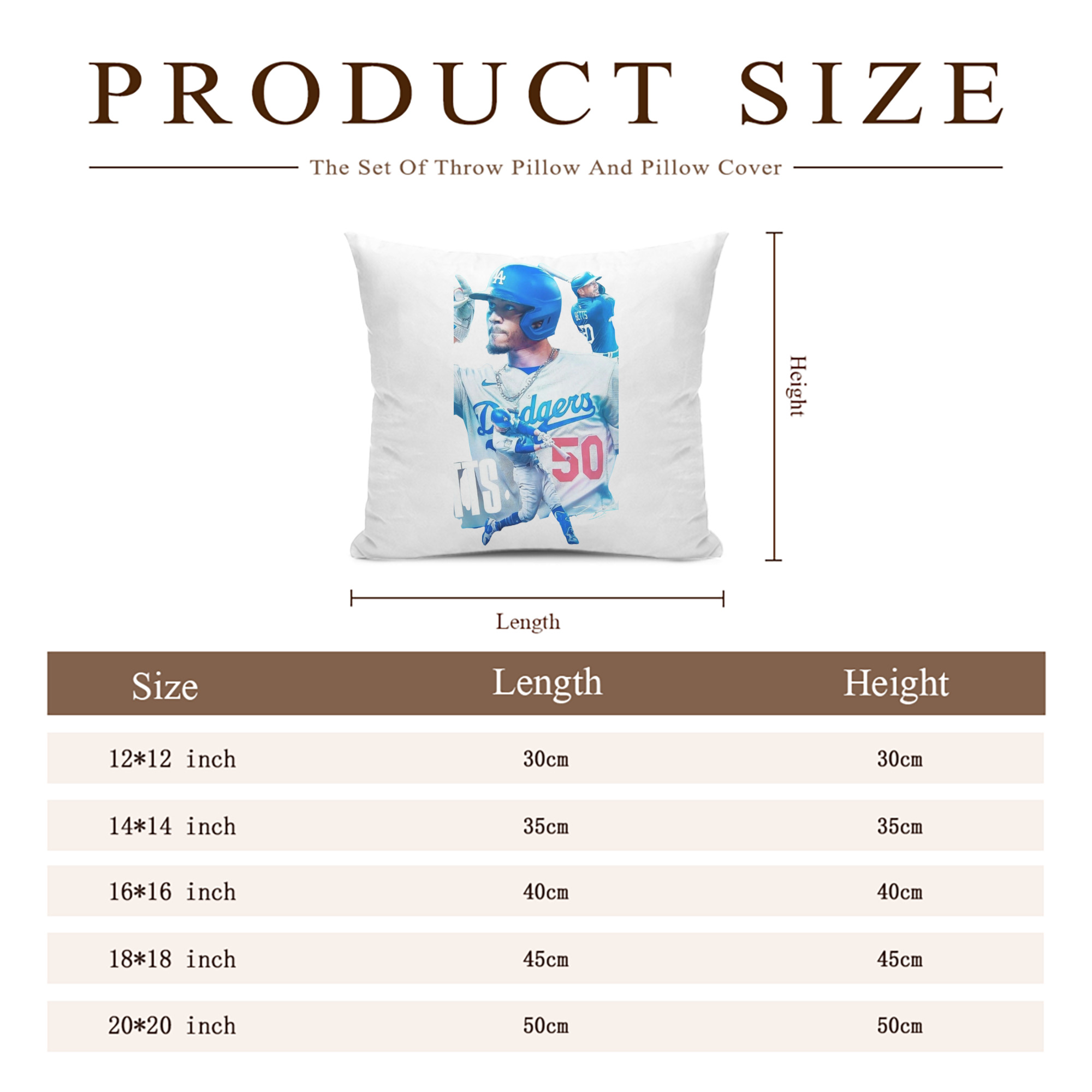  Soft Polyester Pillow Cover With Insert – Double-Sided Design, Invisible Zipper, Durable & Breathable – Easy Care Cushion Set