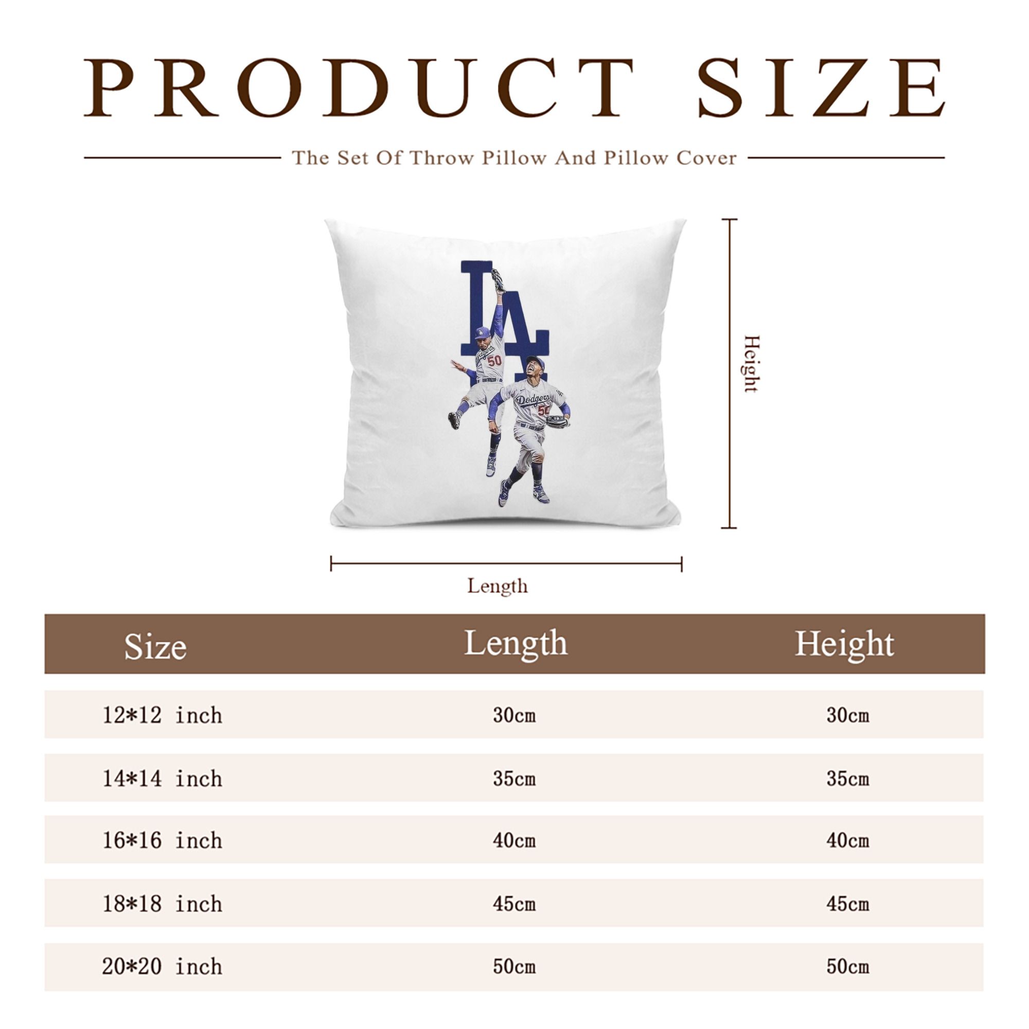  Soft Polyester Pillow Cover With Insert – Double-Sided Design, Invisible Zipper, Durable & Breathable – Easy Care Cushion Set
