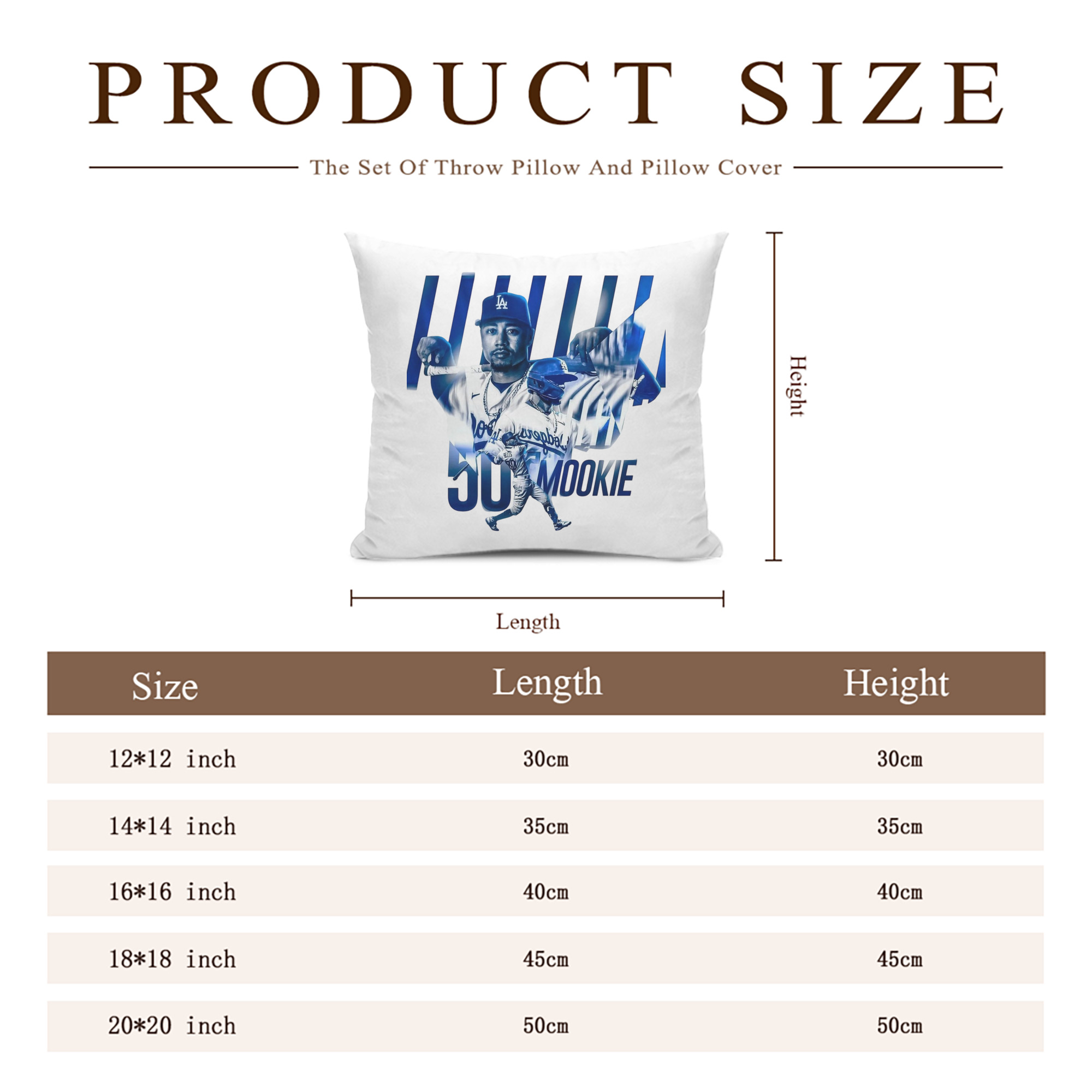  Soft Polyester Pillow Cover With Insert – Double-Sided Design, Invisible Zipper, Durable & Breathable – Easy Care Cushion Set