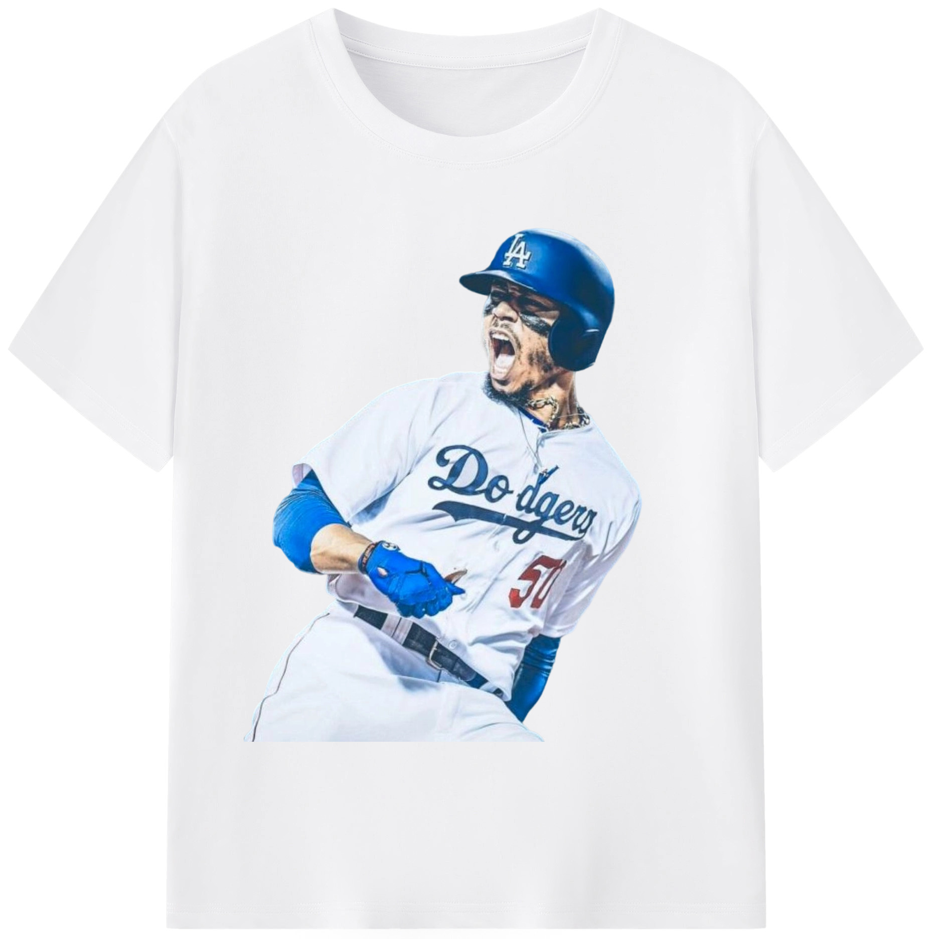  180g Cotton T-Shirt With Front Heat Transfer Print – Soft, Lightweight, Fitted Design – Comfortable Casual Wear For Sports & Everyday Use