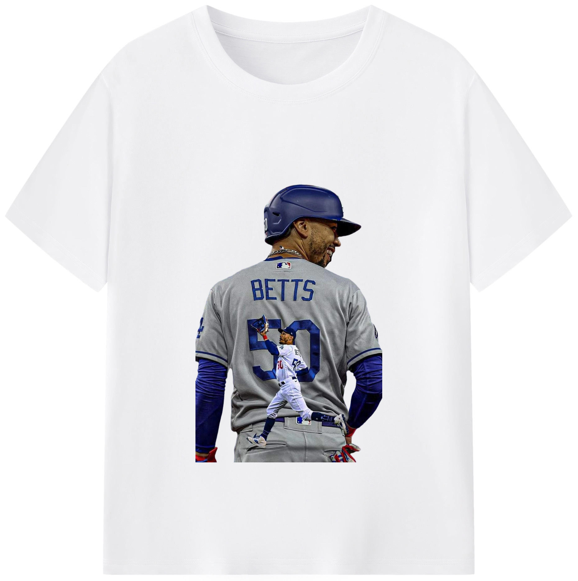  180g Cotton T-Shirt With Front Heat Transfer Print – Soft, Lightweight, Fitted Design – Comfortable Casual Wear For Sports & Everyday Use