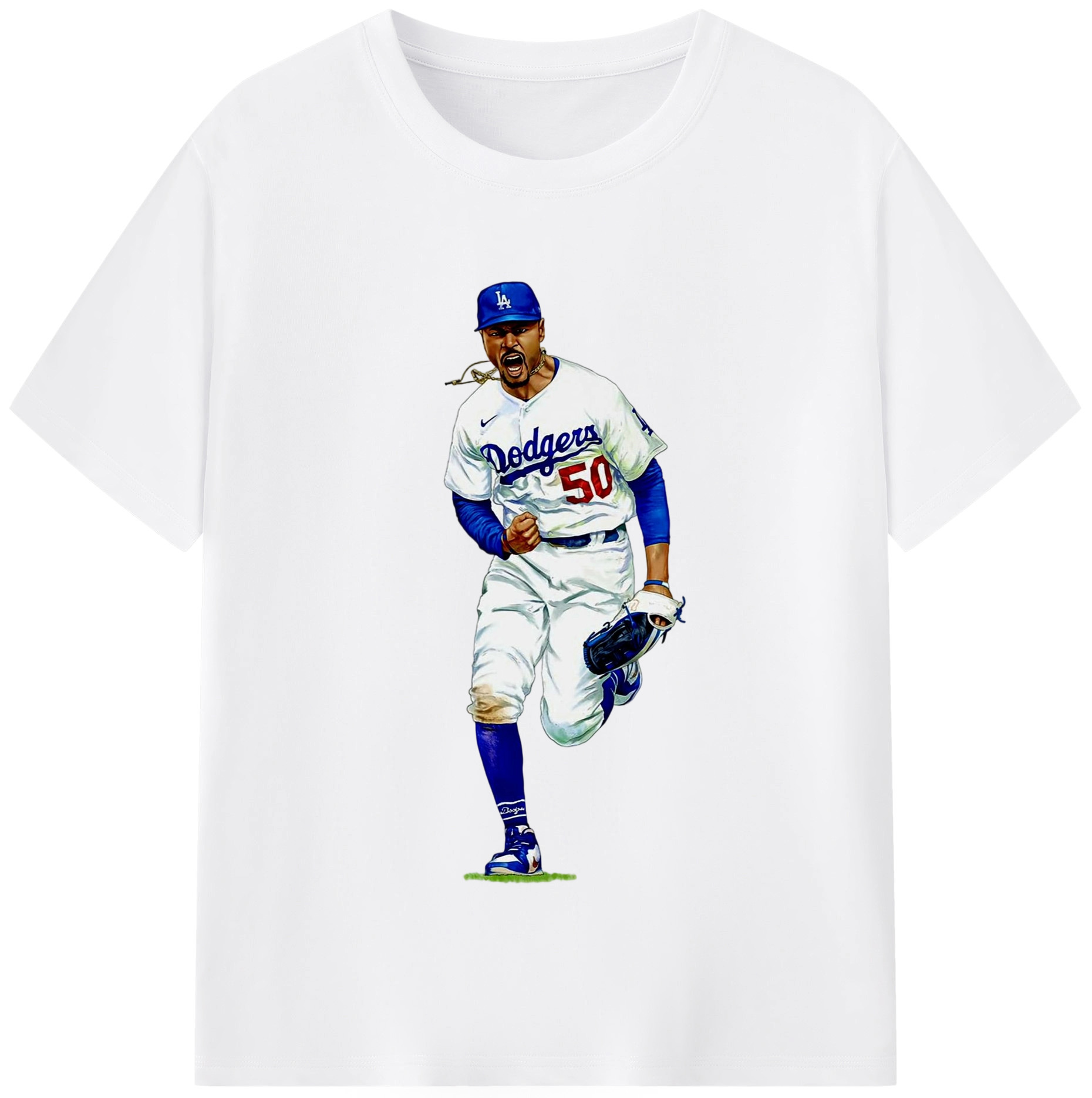  Combed Cotton T-Shirt 180g With Front Heat Transfer Print – Soft, Lightweight, Fitted Design – Stylish Casual Wear For Sports & Everyday Use