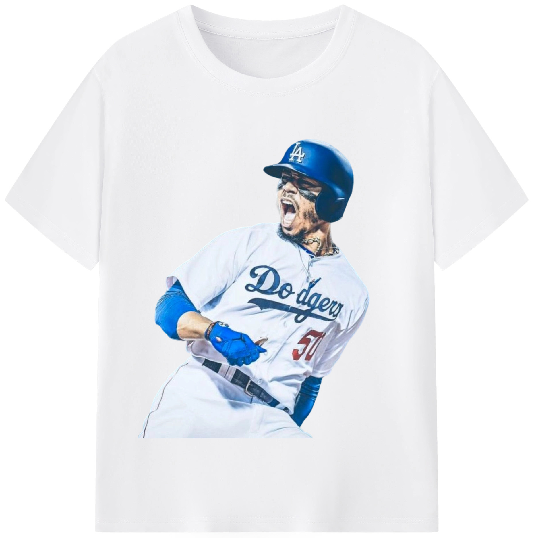  Combed Cotton T-Shirt 180g With Front Heat Transfer Print – Soft, Lightweight, Fitted Design – Stylish Casual Wear For Sports & Everyday Use