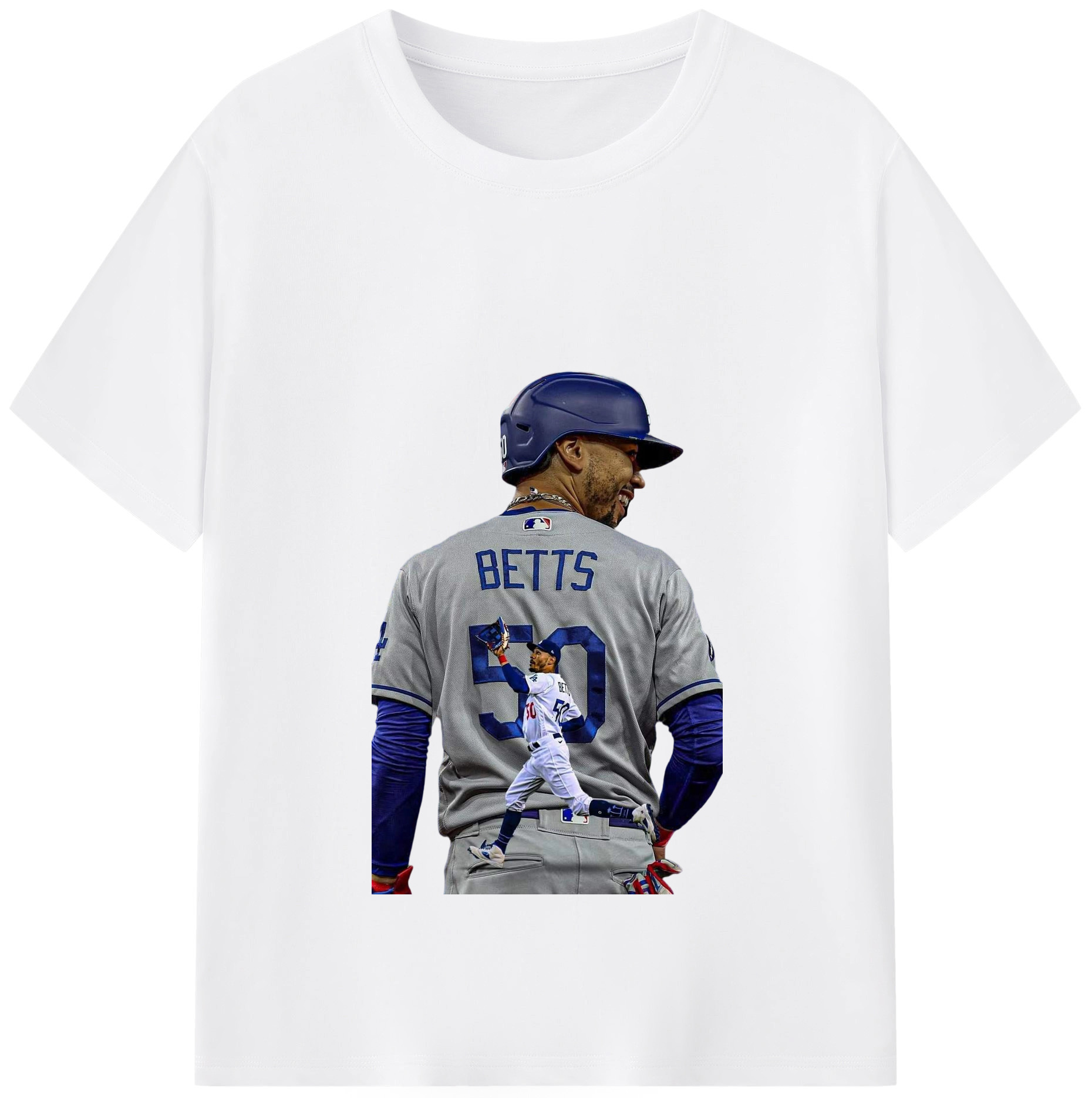  Combed Cotton T-Shirt 180g With Front Heat Transfer Print – Soft, Lightweight, Fitted Design – Stylish Casual Wear For Sports & Everyday Use