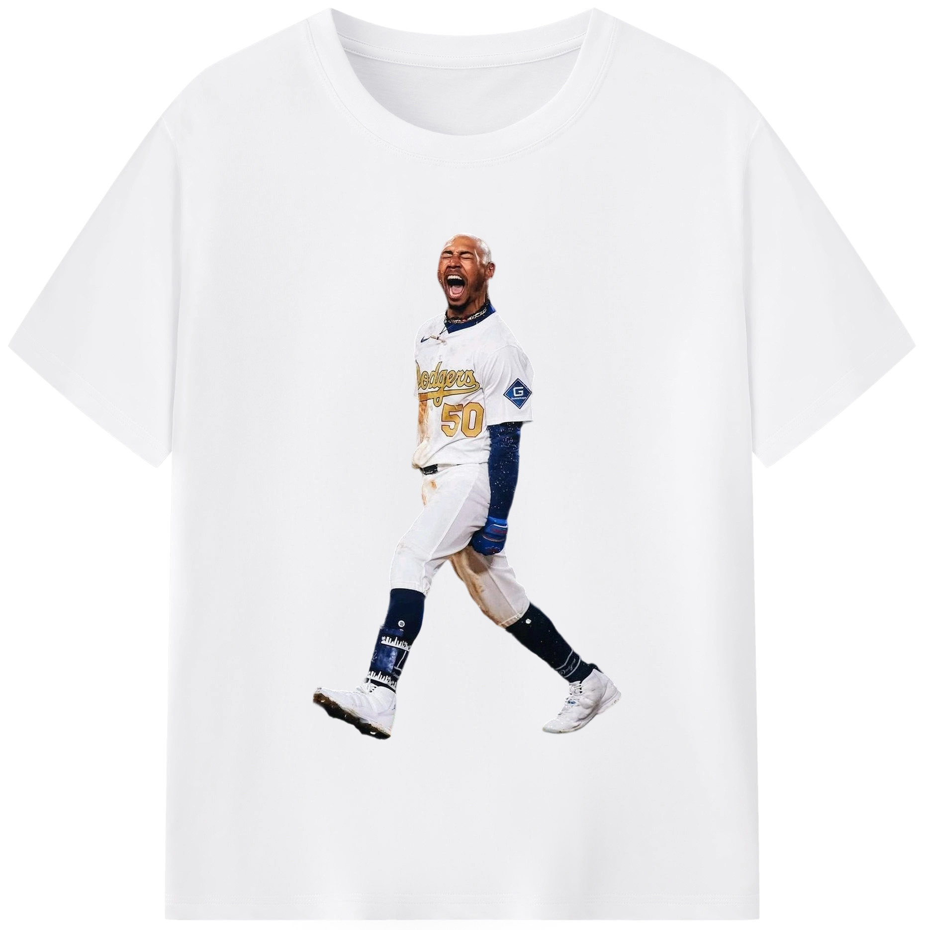  Combed Cotton T-Shirt 180g With Front Heat Transfer Print – Soft, Lightweight, Fitted Design – Stylish Casual Wear For Sports & Everyday Use