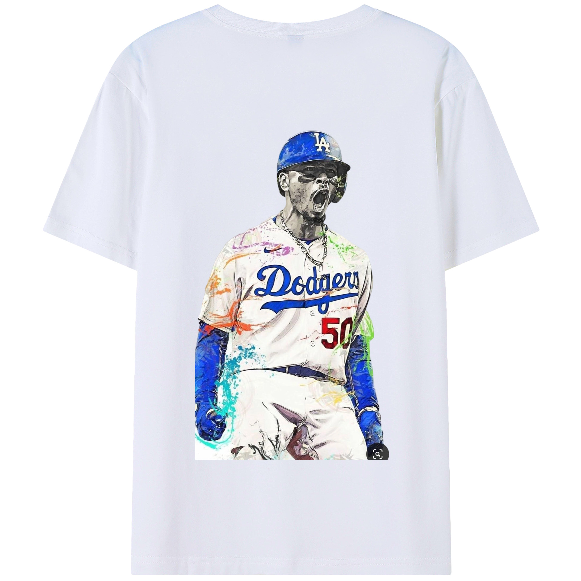  180g Combed Cotton T-Shirt With Back Heat Transfer Print – Soft, Lightweight, Fitted Design – Stylish Casual Wear For Sports & Everyday Use