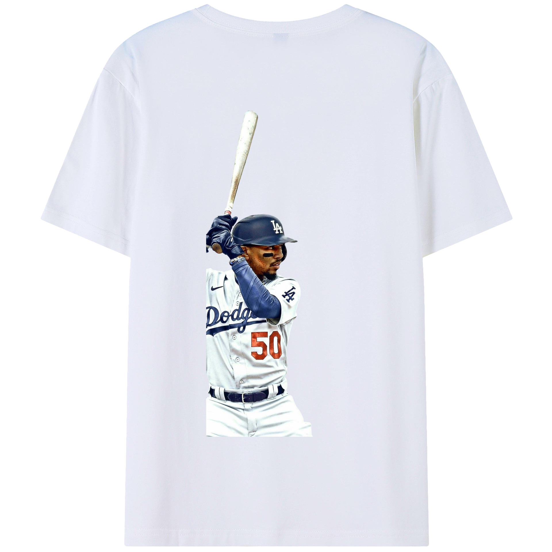  180g Combed Cotton T-Shirt With Back Heat Transfer Print – Soft, Lightweight, Fitted Design – Stylish Casual Wear For Sports & Everyday Use