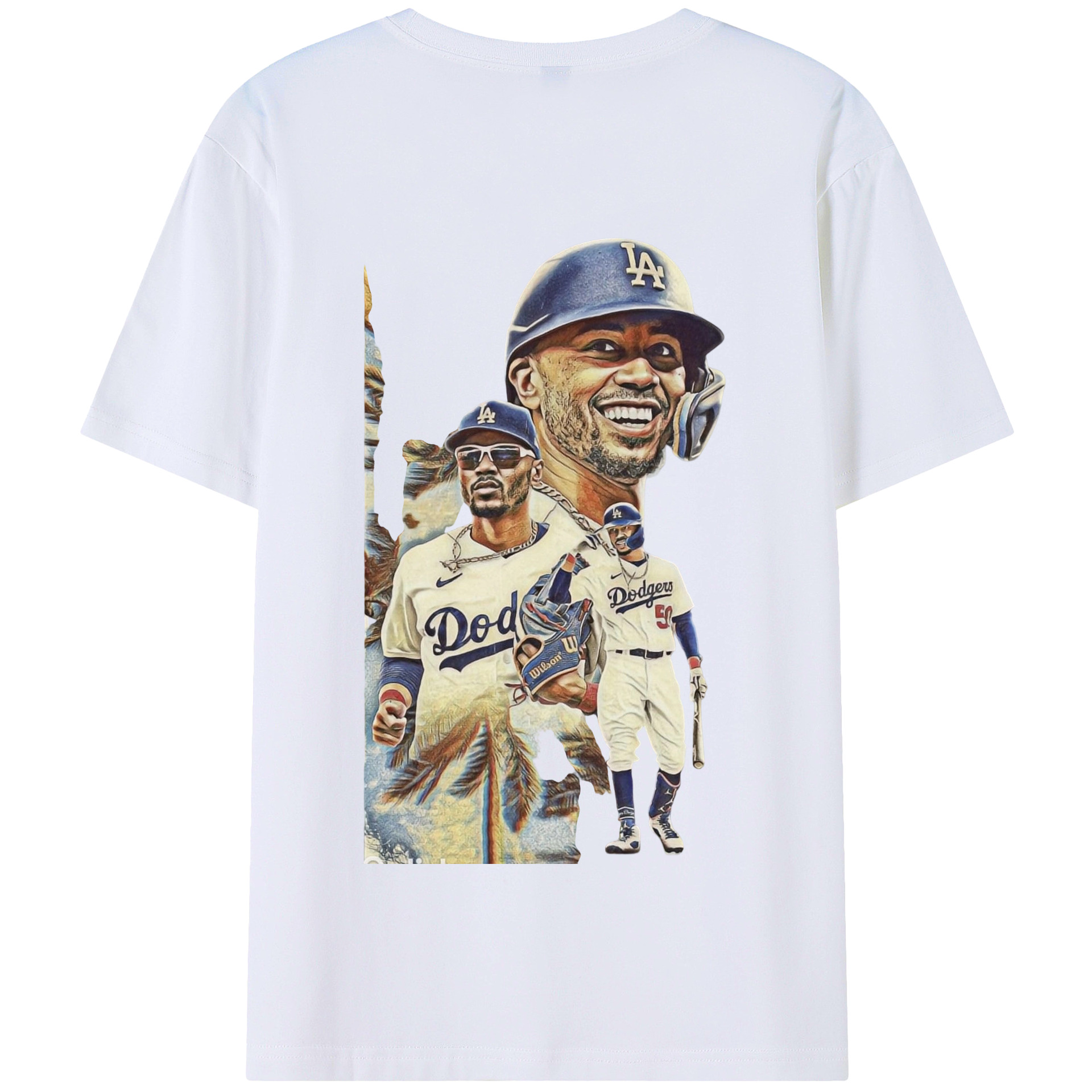  180g Combed Cotton T-Shirt With Back Heat Transfer Print – Soft, Lightweight, Fitted Design – Stylish Casual Wear For Sports & Everyday Use