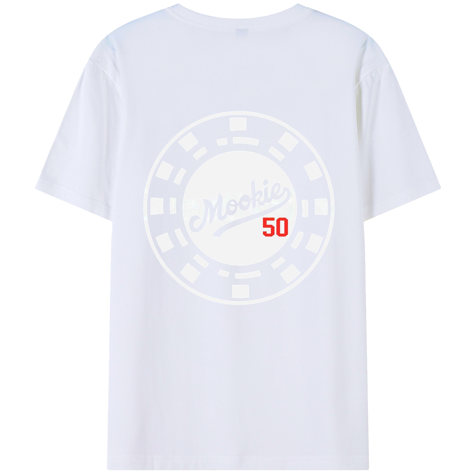  180g Combed Cotton T-Shirt With Back Heat Transfer Print – Soft, Lightweight, Fitted Design – Stylish Casual Wear For Sports & Everyday Use