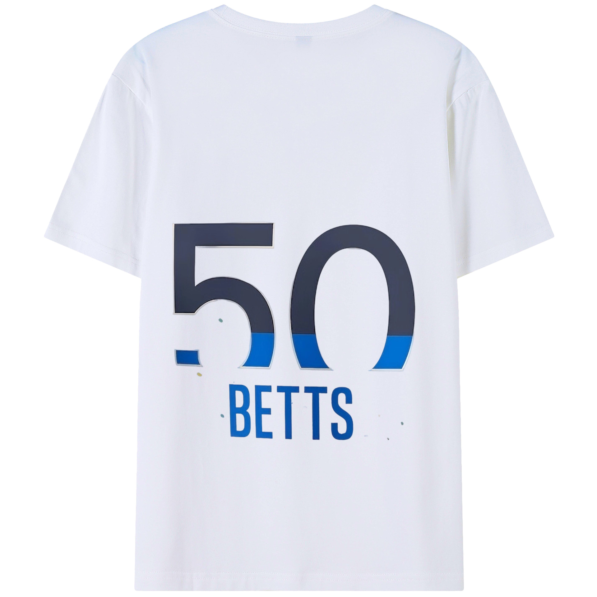  180g Combed Cotton T-Shirt With Back Heat Transfer Print – Soft, Lightweight, Fitted Design – Stylish Casual Wear For Sports & Everyday Use