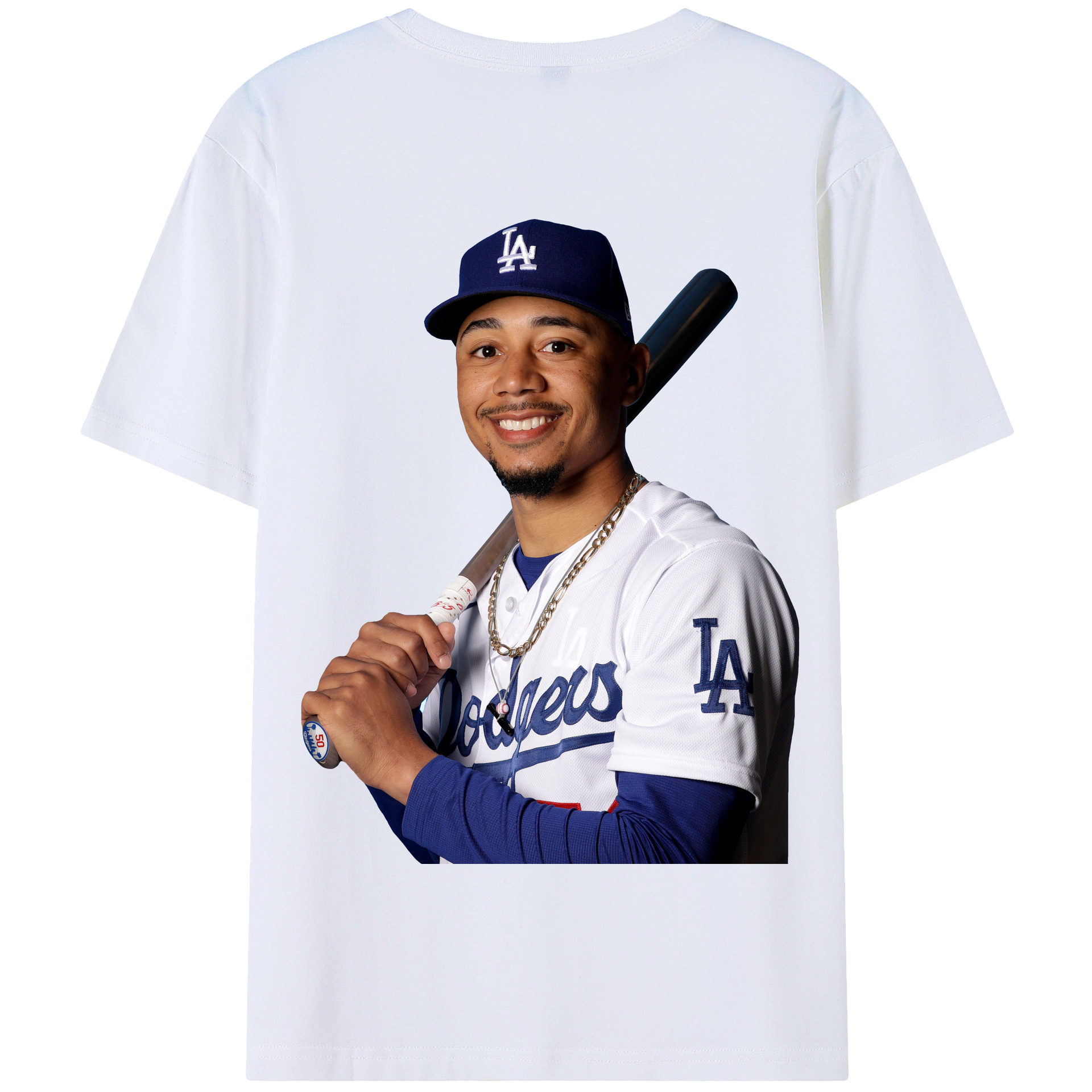  180g Combed Cotton T-Shirt With Back Heat Transfer Print – Soft, Lightweight, Fitted Design – Stylish Casual Wear For Sports & Everyday Use